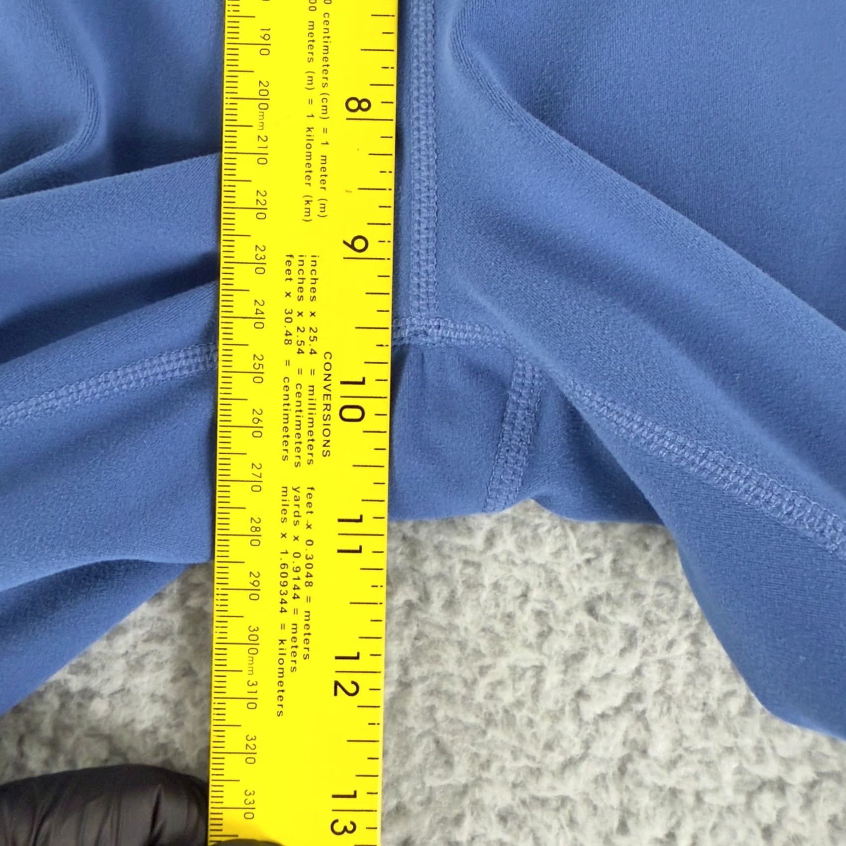 Athleta Athleta All In Reaction Leggings Womens Medium Atlantis Blue Yoga Pull On Size 32" / US 10 / IT 46 - 6 Thumbnail