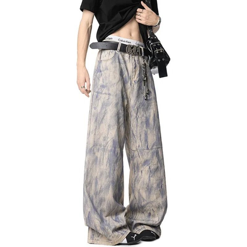 Jean Splash-ink Graffiti Jeans Size US 32 / EU 48 - 3 Thumbnail