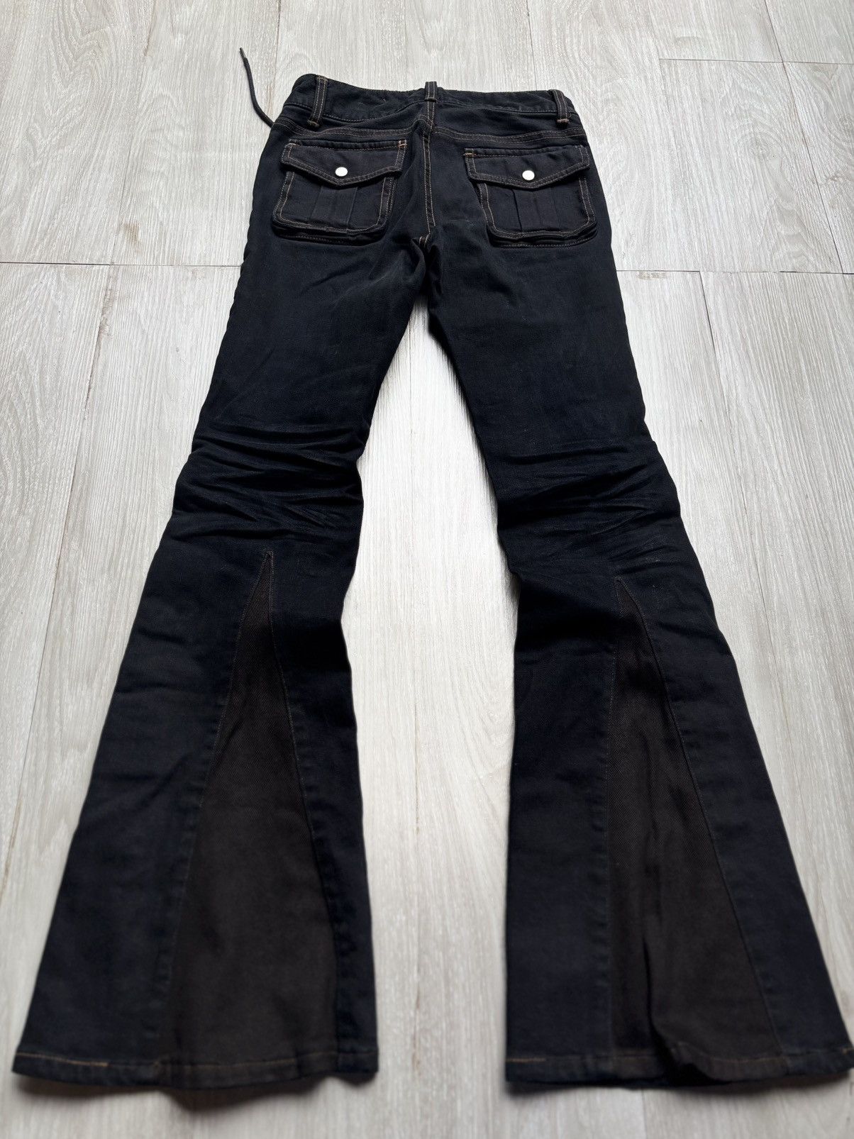 Japanese Brand TOBECHIC lace-up flare jeans Size US 26 / EU 42 - 5 Thumbnail