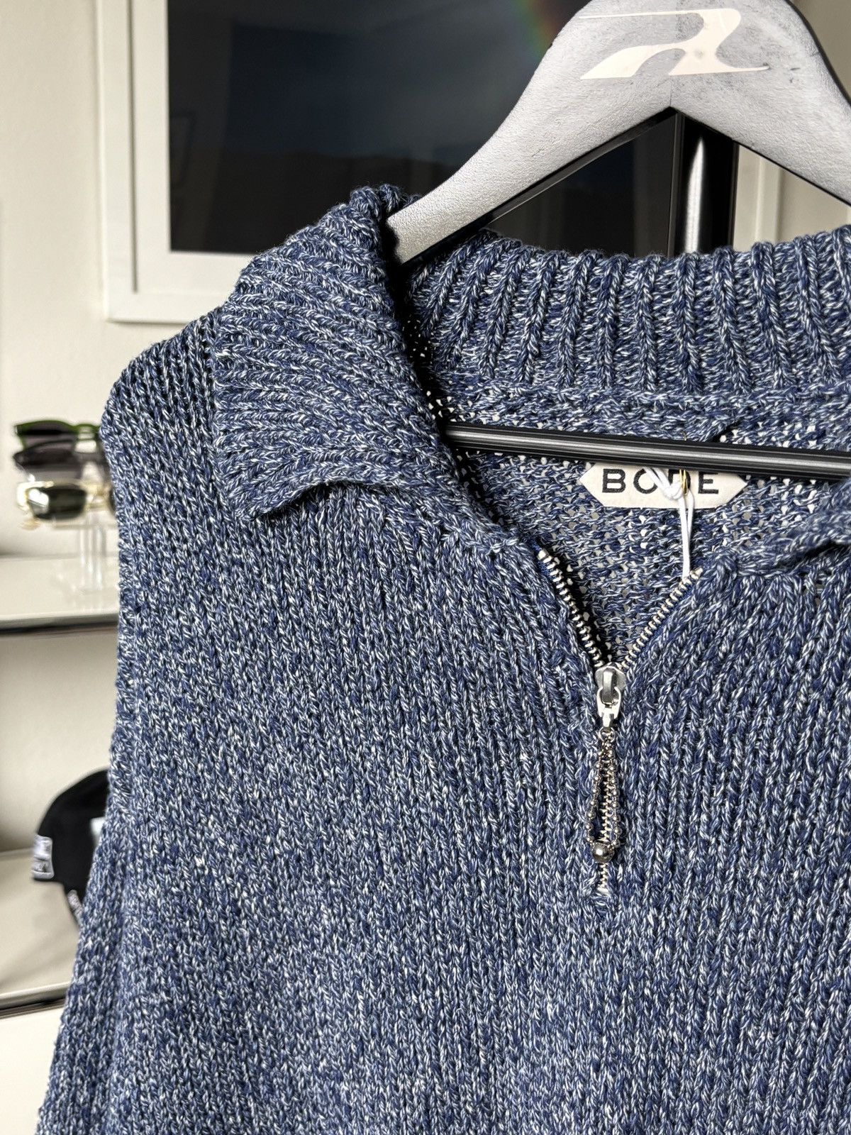 Bode BODE | MELANGE POLO KNITWEAR SWEATER ZIP Size US XXL / EU 58 / 5 - 4 Thumbnail