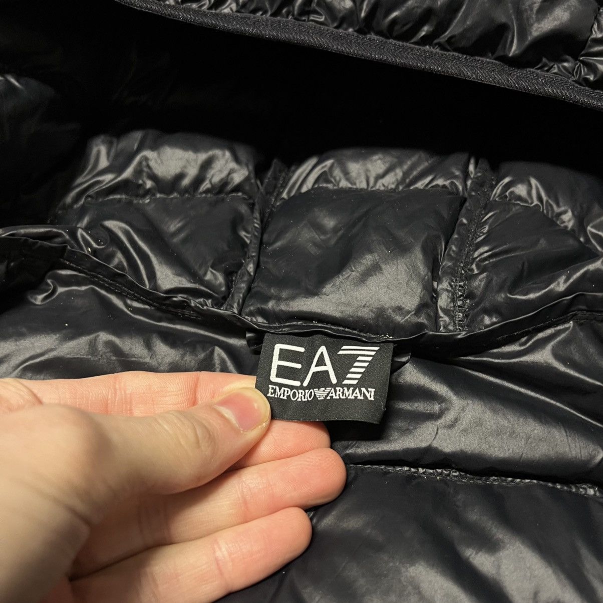 Emporio Armani Micro Down Jacket Emporio Armani Luxury Streatwear Drill Size US L / EU 52-54 / 3 - 6 Thumbnail