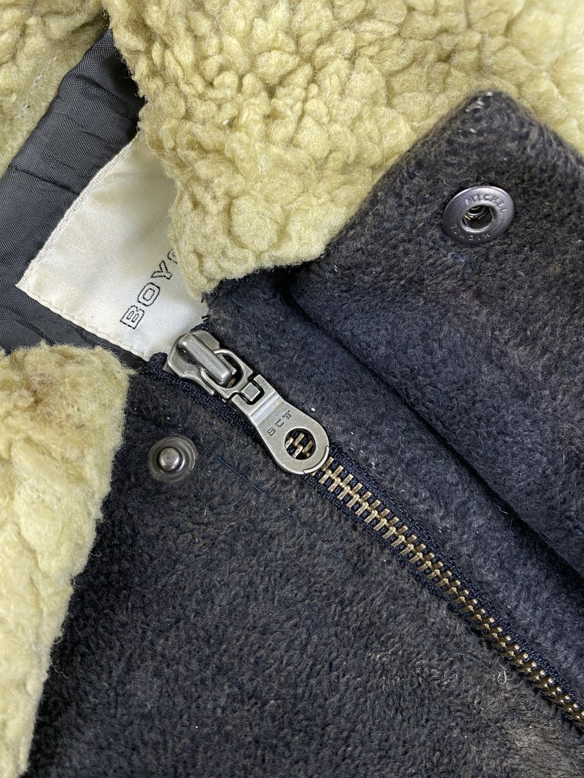 Boycott Vintage Boycott Heavyweight Sherpa Collar Suede Jacket Size US M / EU 48-50 / 2 - 8 Thumbnail