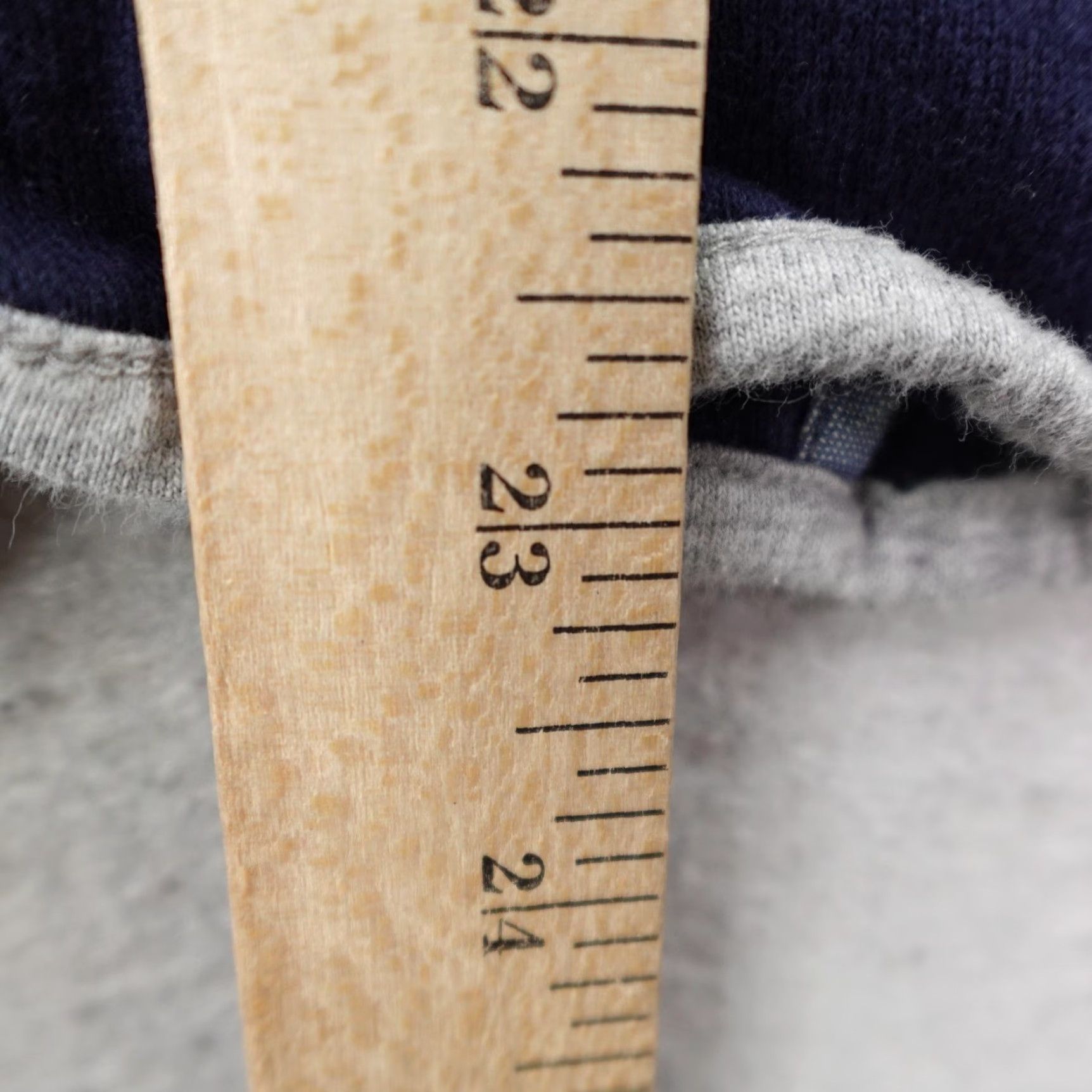 Vintage LL Bean Jacket Womens Large Blue Gray Cotton Blazer Piped Trim Casual Coat Size L / US 10 / IT 46 - 7 Thumbnail
