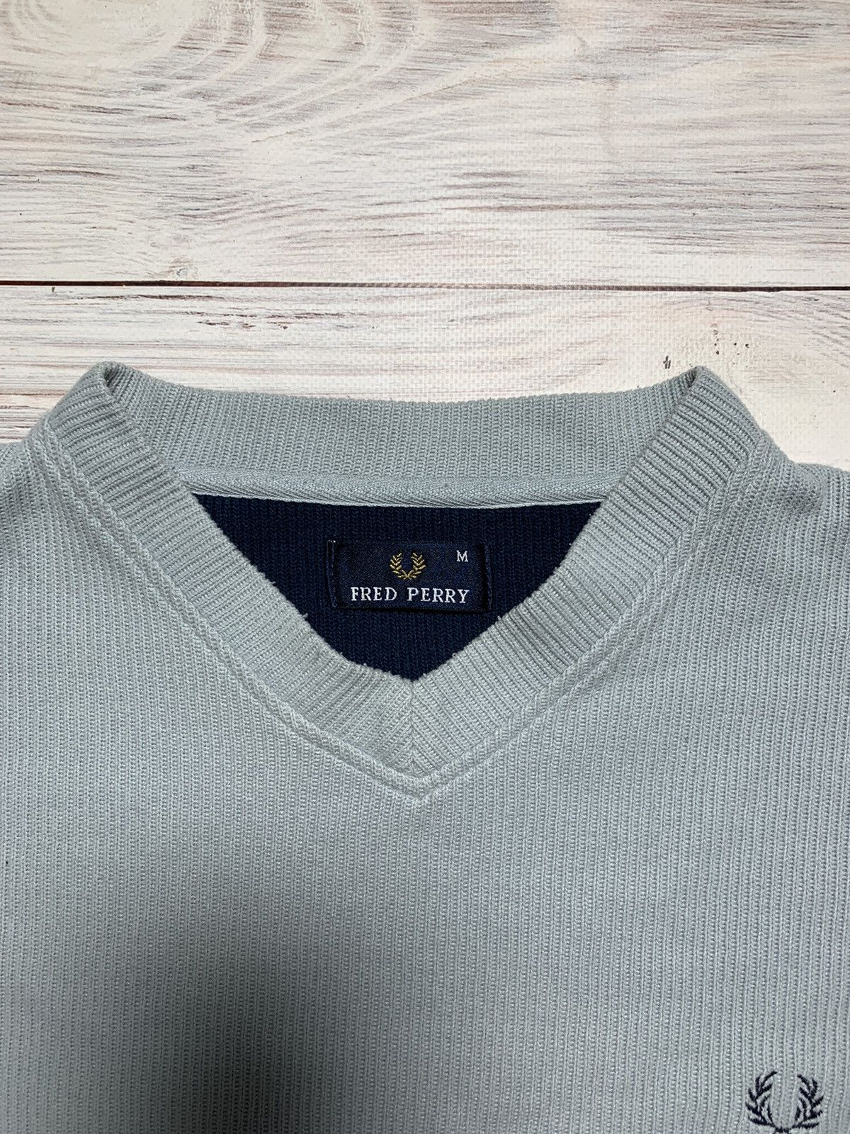 Fred Perry × Vintage Fred Perry vintage knit sweater casual old money Size US M / EU 48-50 / 2 - 3 Thumbnail