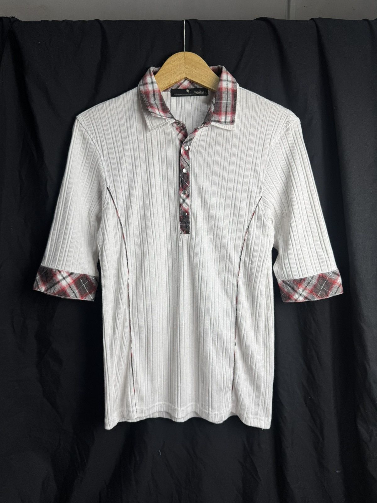 14th Addiction Vkei Mossimo Double Collar Half Button Poloshirt Size US M / EU 48-50 / 2 - 1 Thumbnail