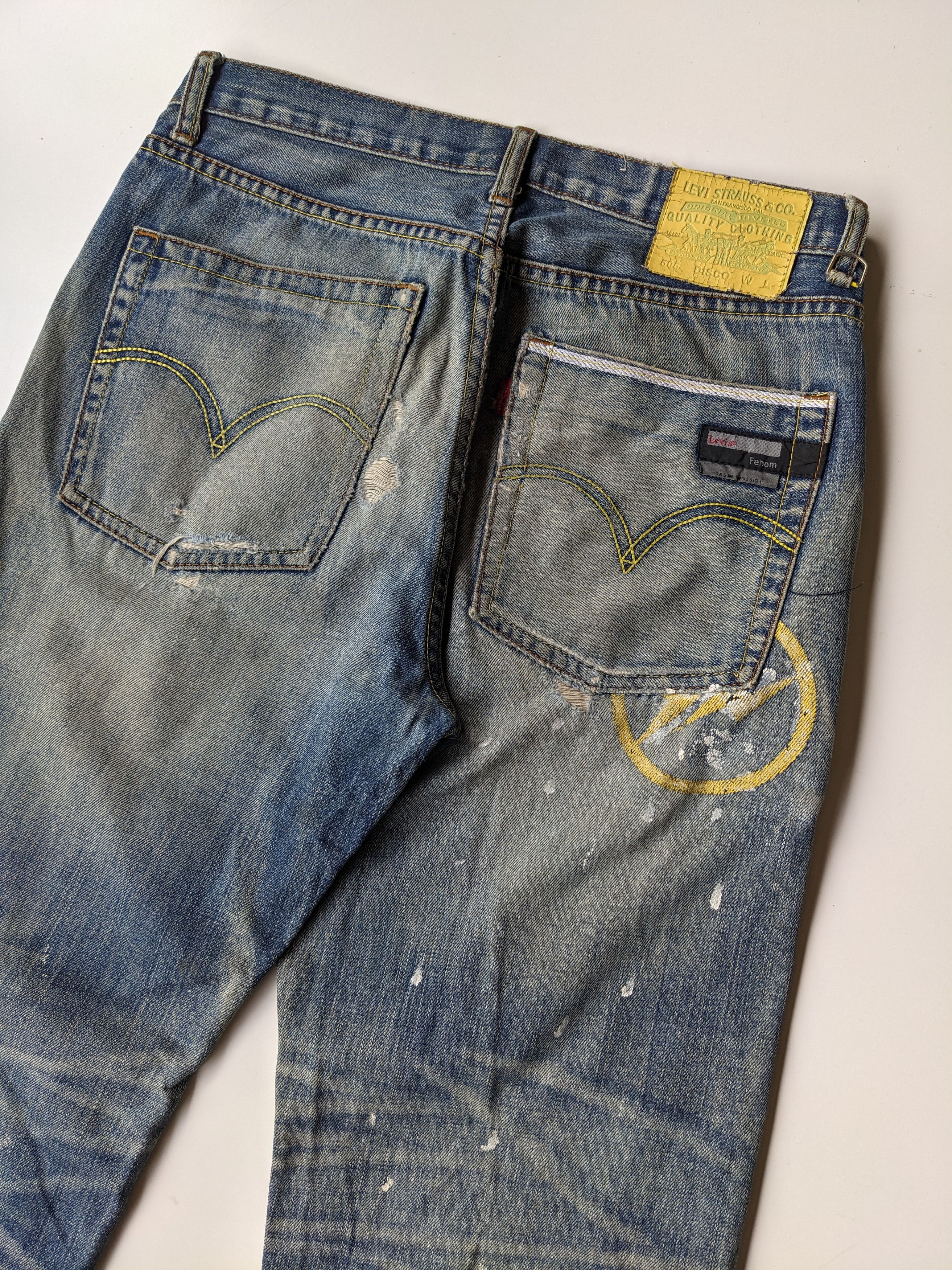 Fragment Design × Levi's Levi's X Fragment Design faded distressed jeans Size US 31 - 1 Thumbnail