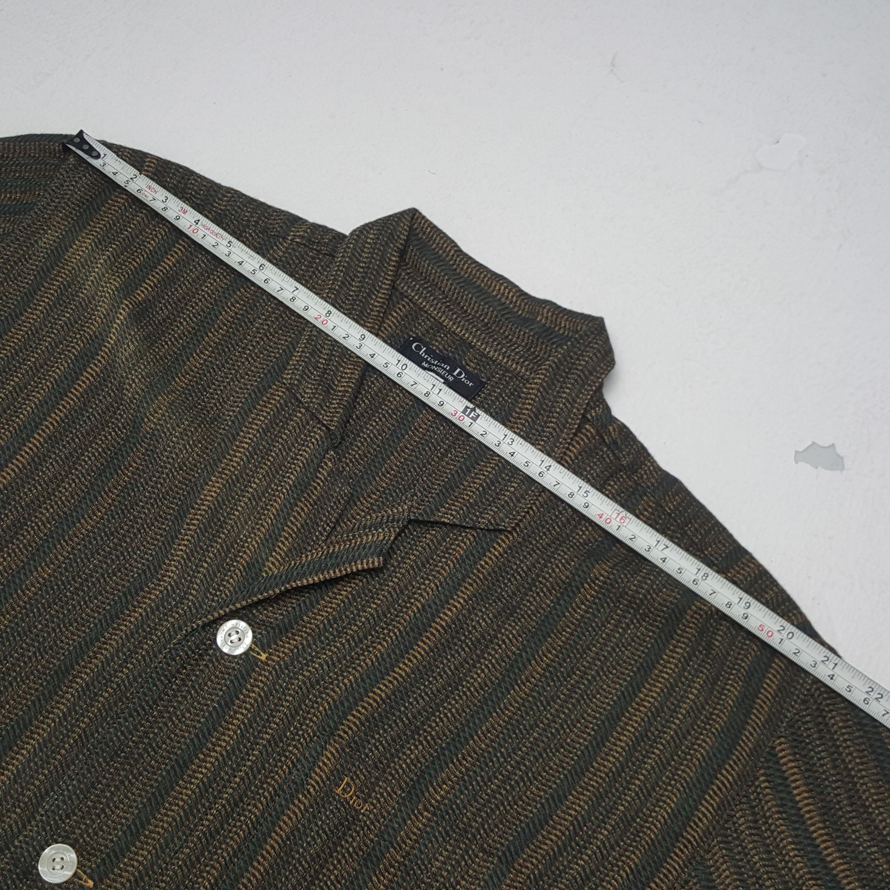 Christian Dior Monsieur × Vintage Vintage Christian Dior Custom Art Logo Pijamas Shirt Size US L / EU 52-54 / 3 - 6 Thumbnail