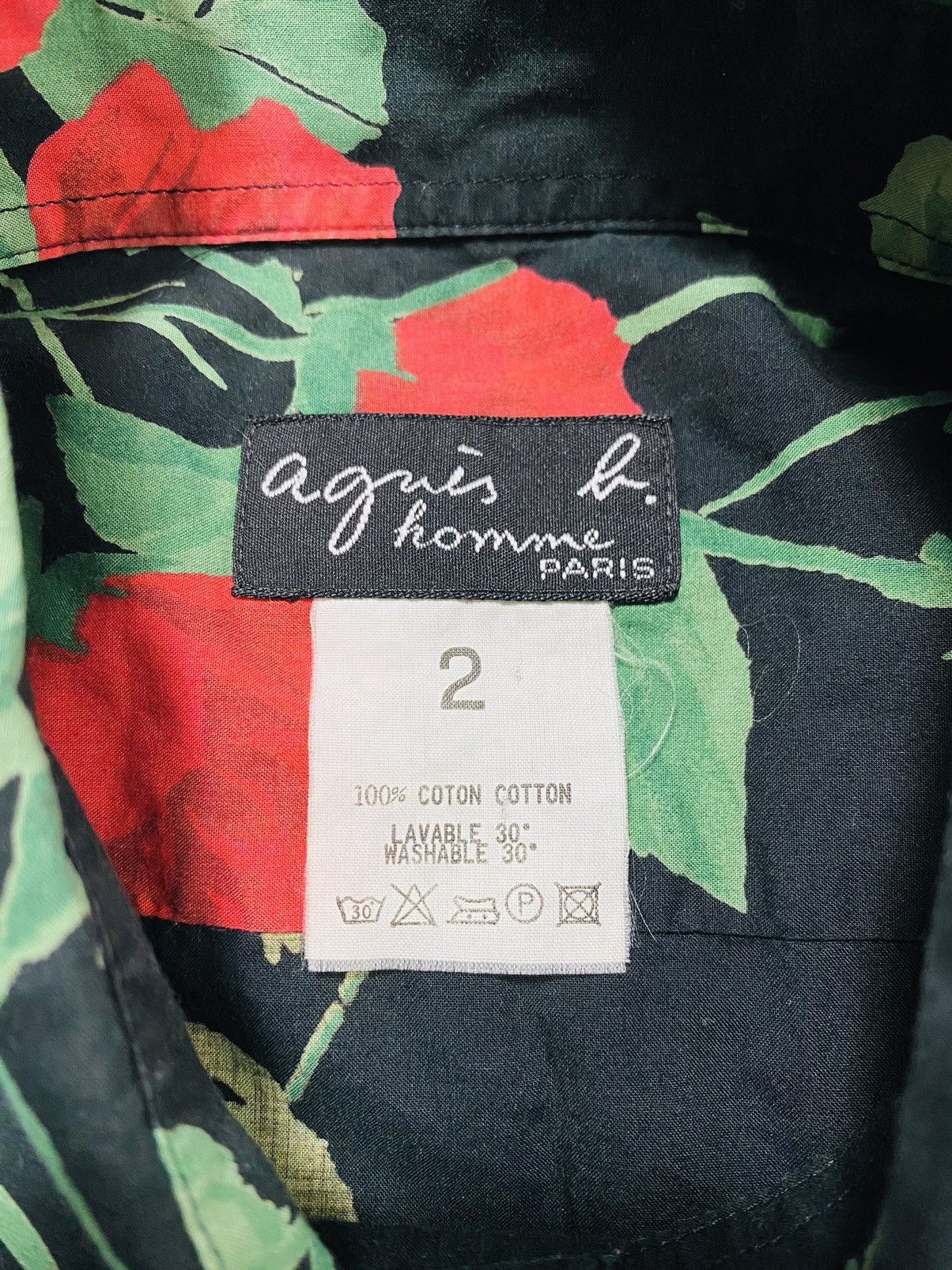 agnes b. A09 Rare-Agnes B Rose Full Print Flanel Size US M / EU 48-50 / 2 - 4 Thumbnail