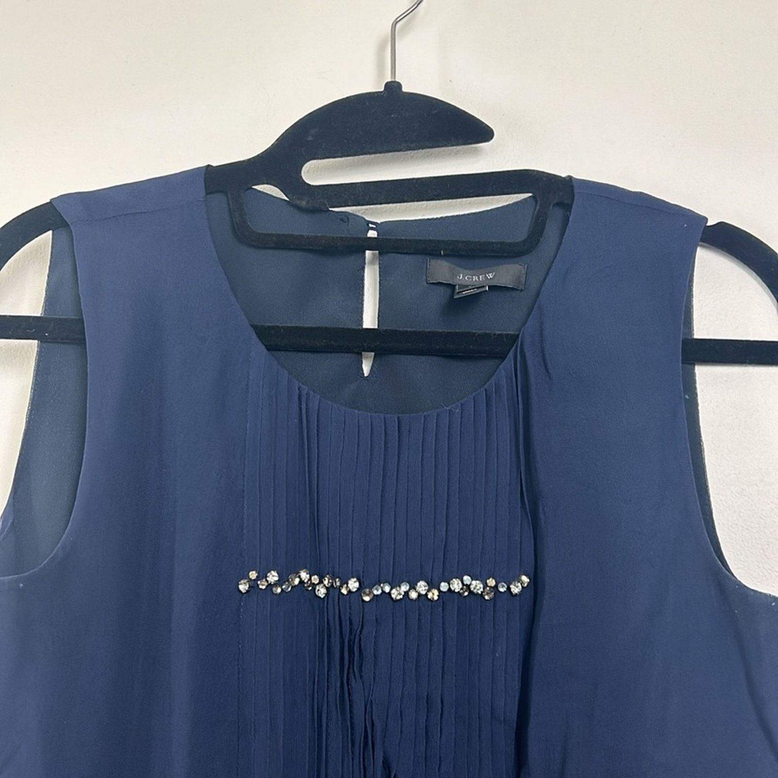 J.Crew J crew Sparkle Row Cami Silk Tank Size XS / US 0-2 / IT 36-38 - 4 Thumbnail