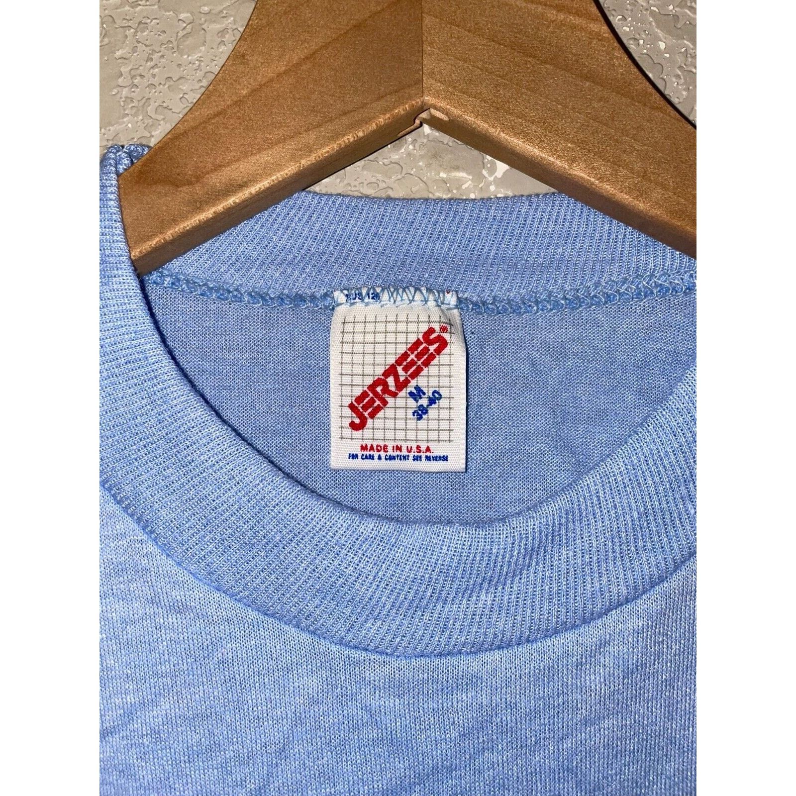 Jerzees Vintage Rocket Ship Shirt Astro Camp Living Today Tee 80s L Size US M / EU 48-50 / 2 - 7 Thumbnail