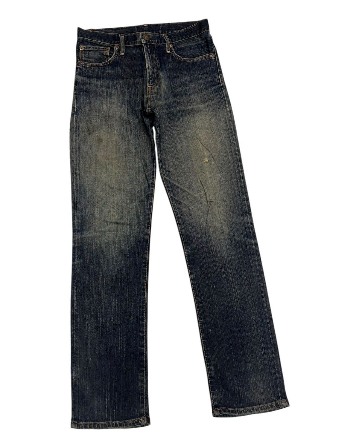Edwin VINTAGE EDWIN MADE IN JAPAN LOT 503 RUSTY DISTRESSED DENIM Size US 31 - 3 Thumbnail