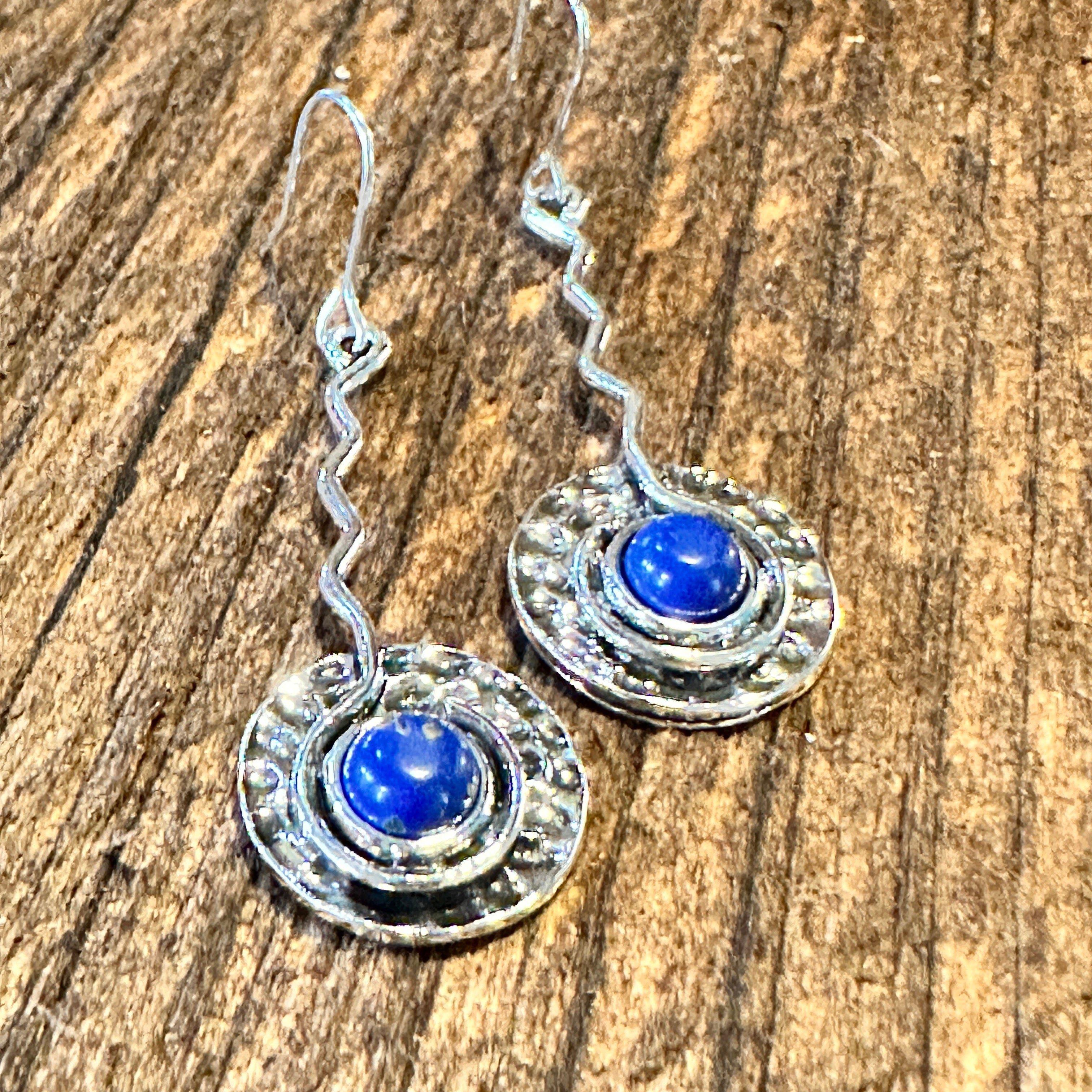 Other Boho Native American Navajo Dangle Wire Earrings, Turquoise Size ONE SIZE - 8 Thumbnail