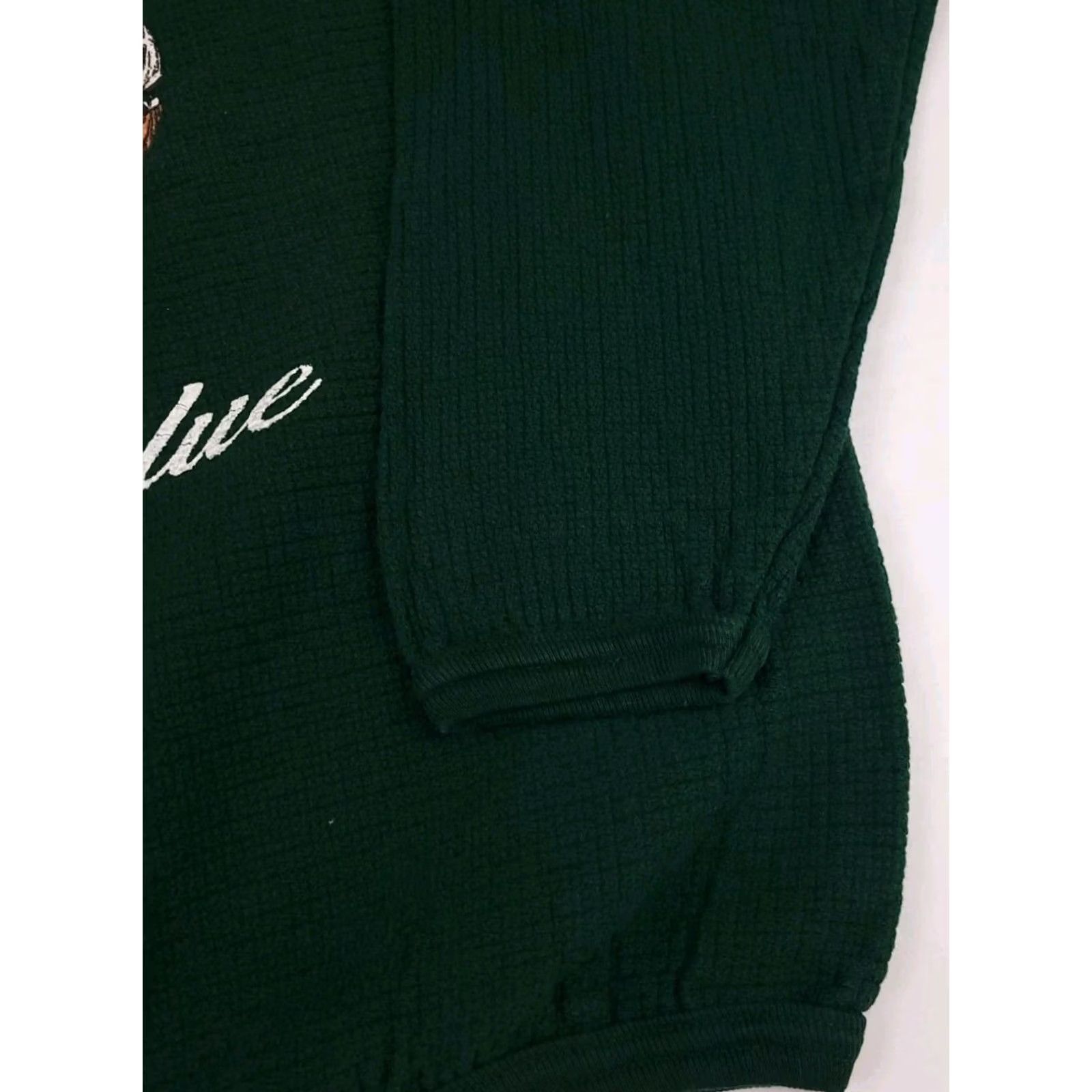 Vintage VINTAGE Tompkins Ave Sweatshirt Bear Print Blue Cotton 90s Womens L/XL Pullover Crew Neck USA Made Size L / US 10 / IT 46 - 5 Thumbnail