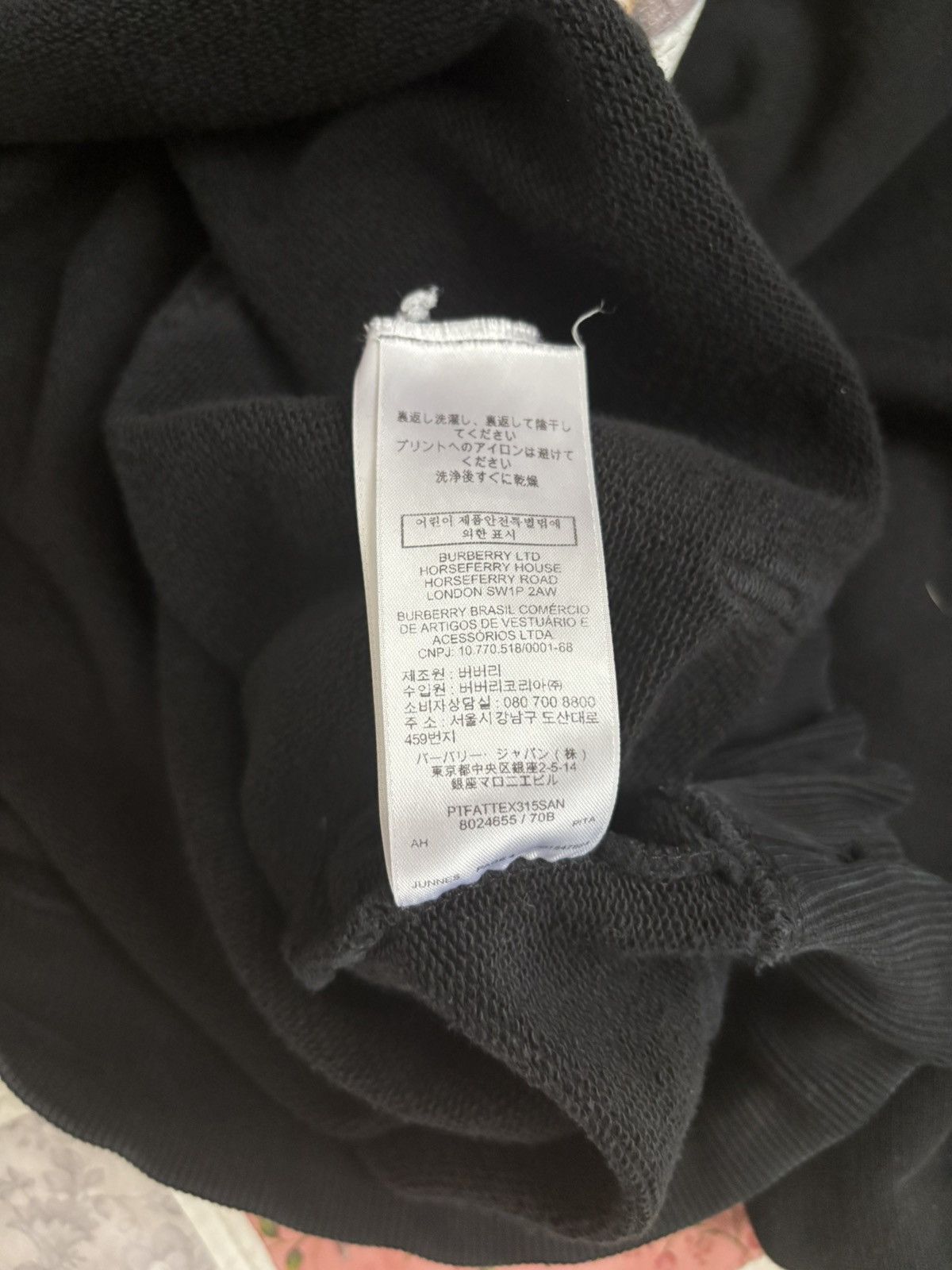 Burberry Burberry Deer Graphic Pullover Hoodie Black Size US L / EU 52-54 / 3 - 10 Thumbnail