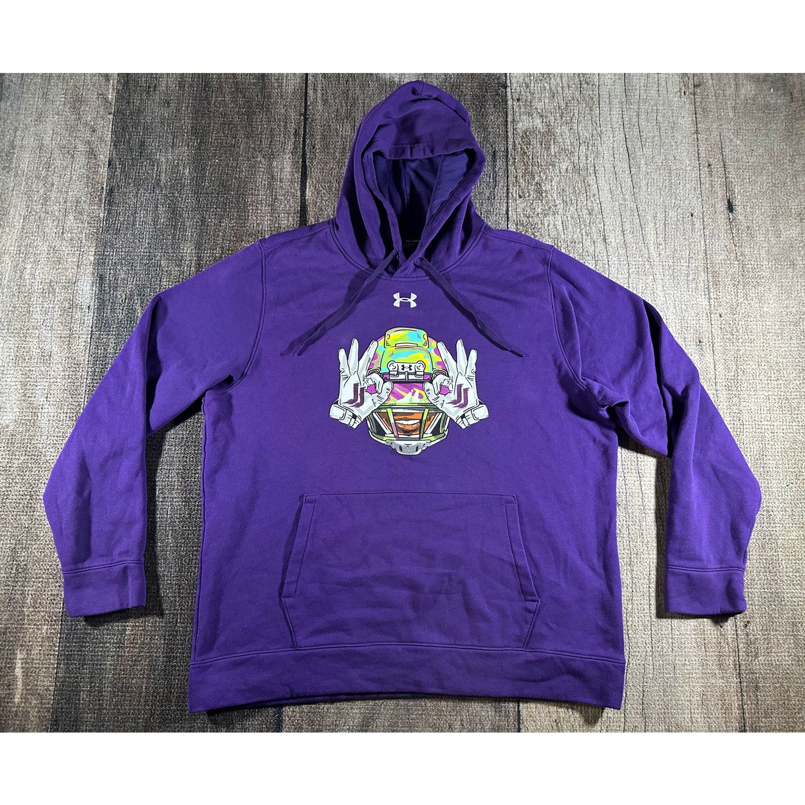 Under Armour RARE Under Armour Justin Jefferson Minnesota Vikings Hoodie Size US XXL / EU 58 / 5 - 1 Thumbnail