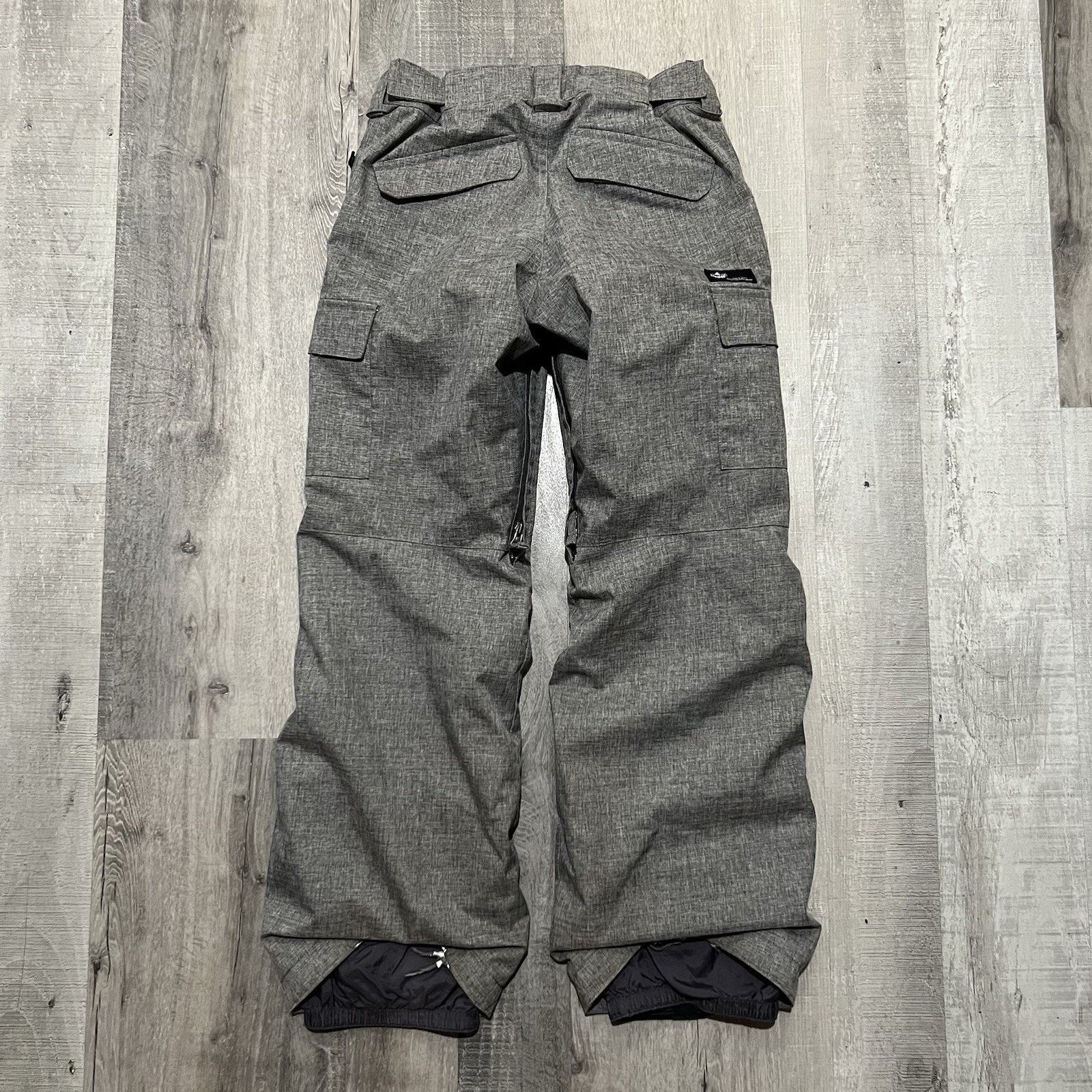 Burton Burton Dryride Pants Grey Baggy Ski Winter Snow Pants Size 29" - 2 Thumbnail