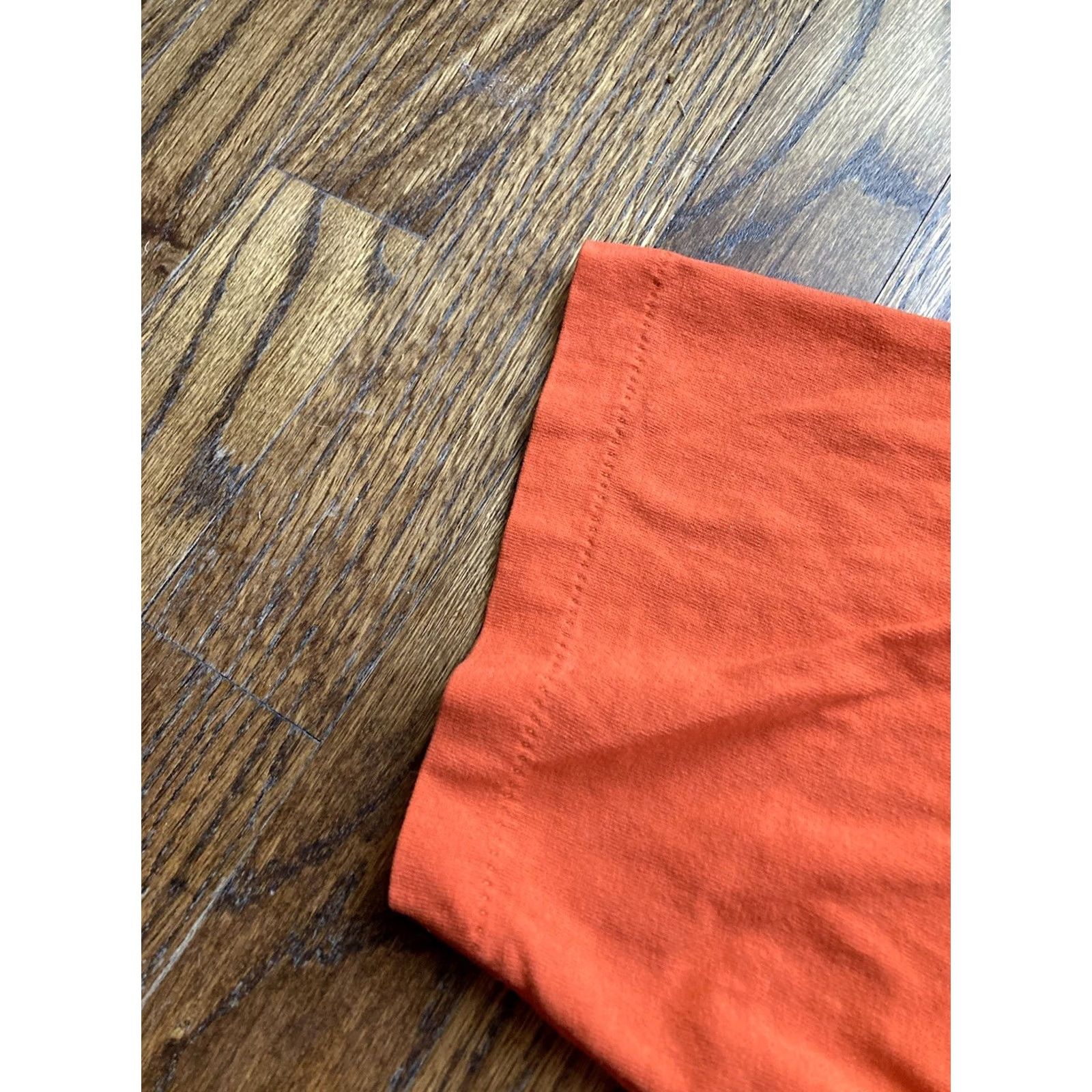 Vintage VTG Vulcan Run Shirt Size XL Orange 1980 Birmingham AL Marathon Single Stitch T Men Size US XL / EU 56 / 4 - 3 Thumbnail
