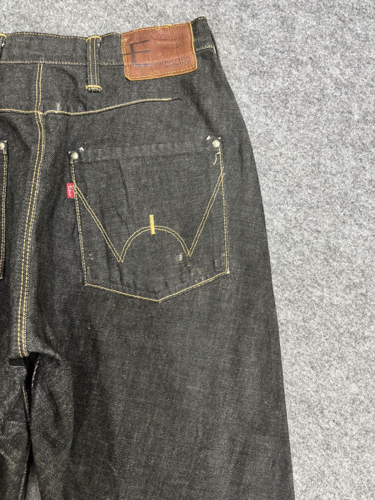 Edwin 💥90s Style Twisted Leg💥Edwin EFncton Distressed Denim F615 Size US 28 / EU 44 - 13 Thumbnail