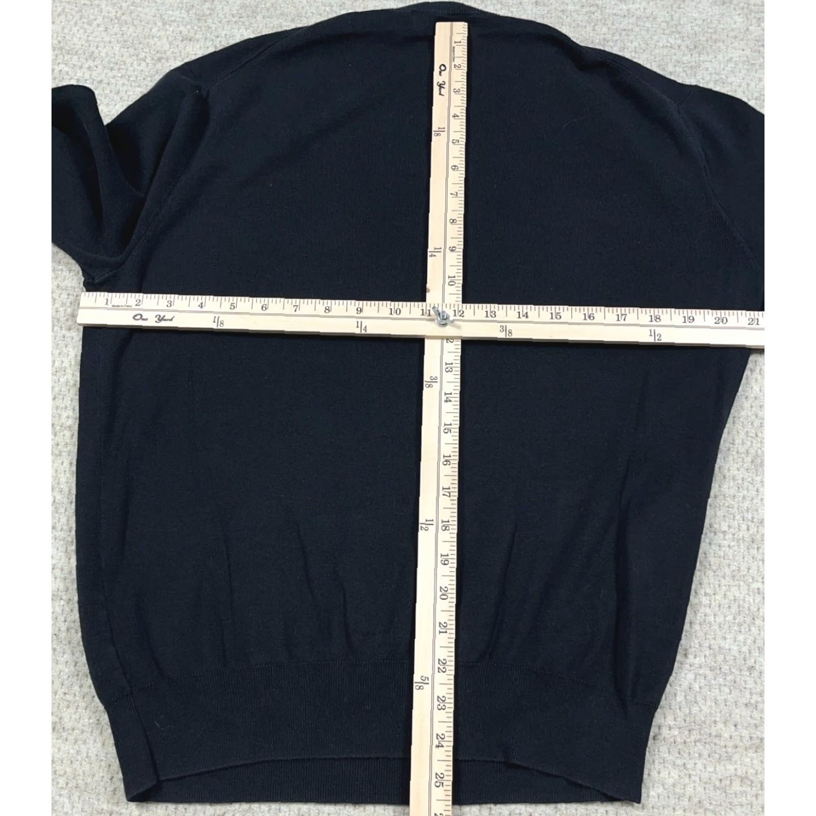 Polo Ralph Lauren Polo Ralph Lauren Sweater Men L Black Purple Pima Cotton V Neck Pullover Knit Set Embroidered Logo Button All Seasons Casual Modern Designer Sports Size US L / EU 52-54 / 3 - 7 Thumbnail