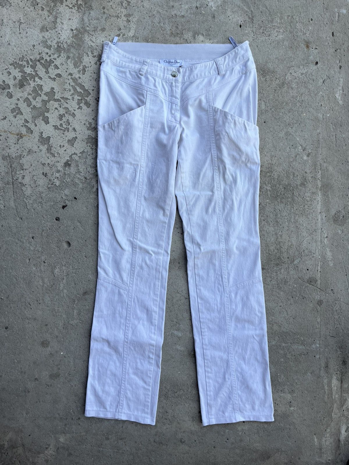Dior × John Galliano SS2005 Christian Dior by John Galliano Jeans Denim Pants Y2K Size 28" / US 6 / IT 42 - 1 Thumbnail