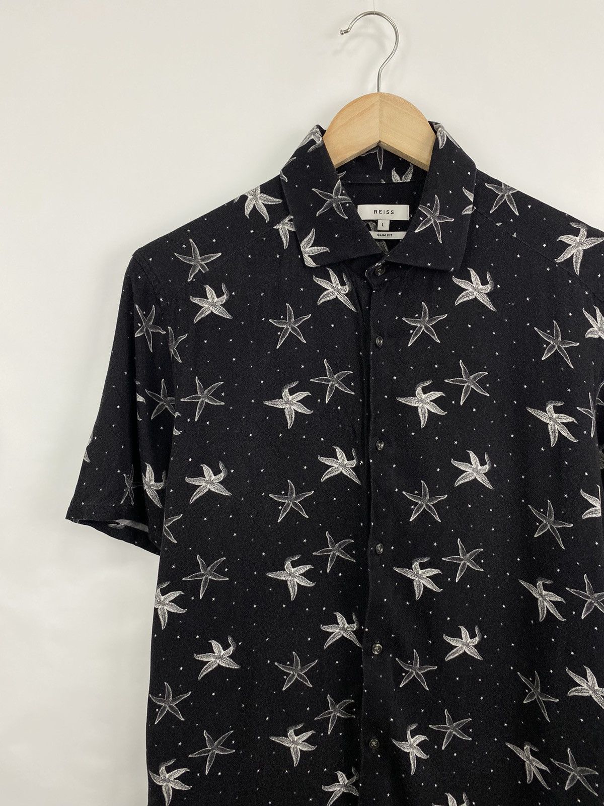 Reiss Reiss Luxury Hawaiian Button Up Shirt Size US L / EU 52-54 / 3 - 2 Thumbnail