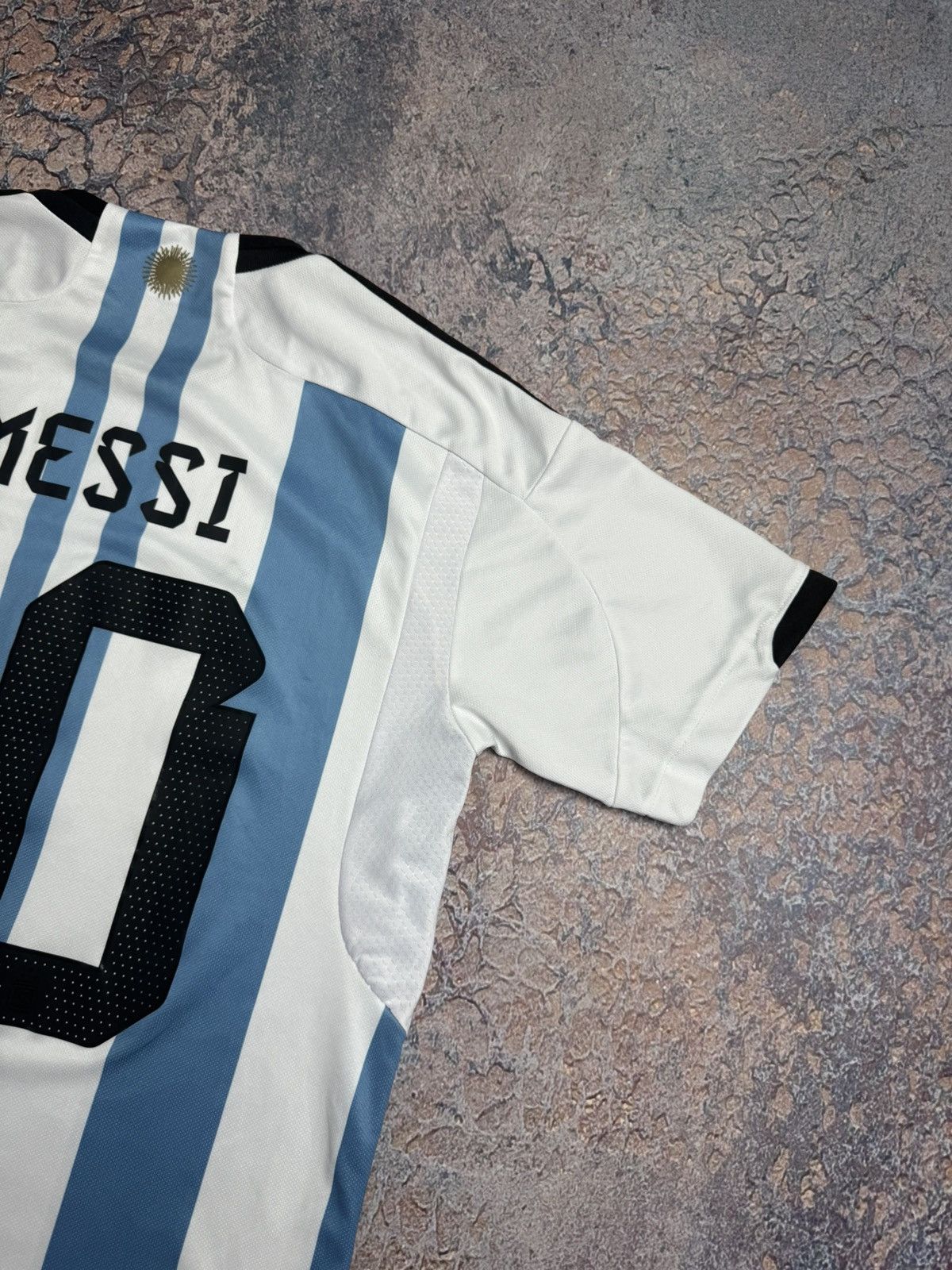 Adidas ARGENTINA ADIDAS 2022 WC FOOTBALL HOME JERSEY #10 MESSI Size US M / EU 48-50 / 2 - 16 Thumbnail