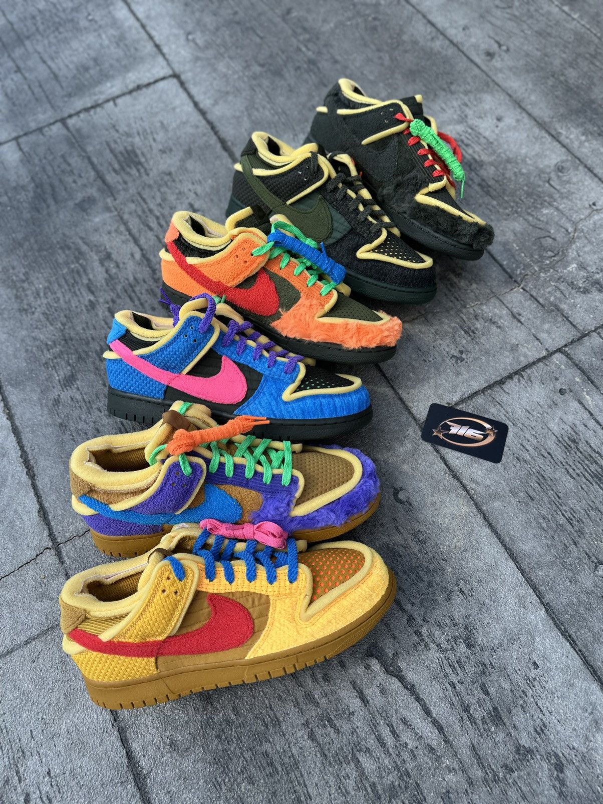 Cactus Plant Flea Market × Nike Nike x CPFM Cactus Plant Flea Market Swamp Sponge Dunk Size US 10 / EU 43 - 12 Thumbnail