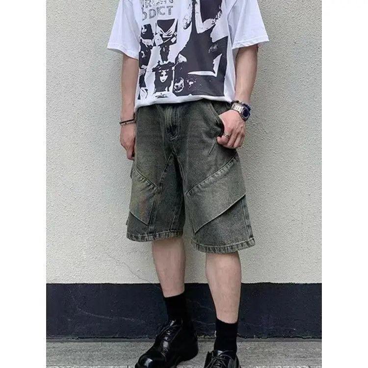 Japanese Brand Retro loose casual denim shorts Size US 32 / EU 48 - 1 Thumbnail