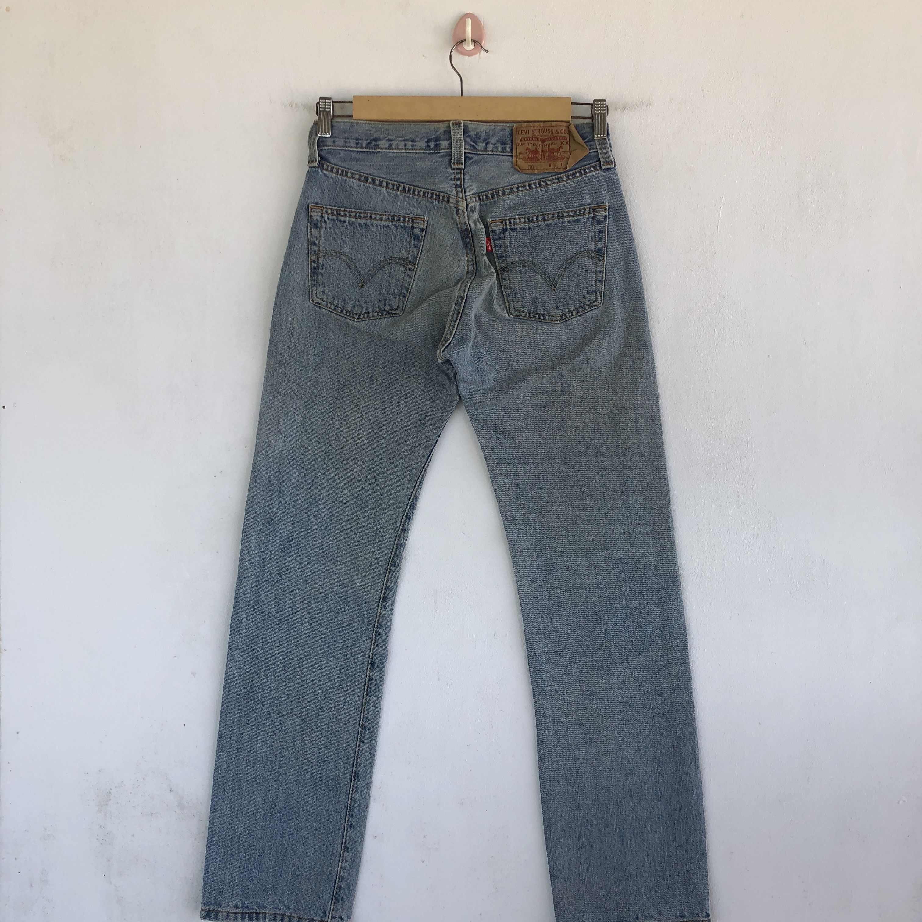 Levi's Vintage Distressed Levis 501 Jeans Levi's Light Wash Denim Size 24" / US 00 / IT 34 - 4 Thumbnail