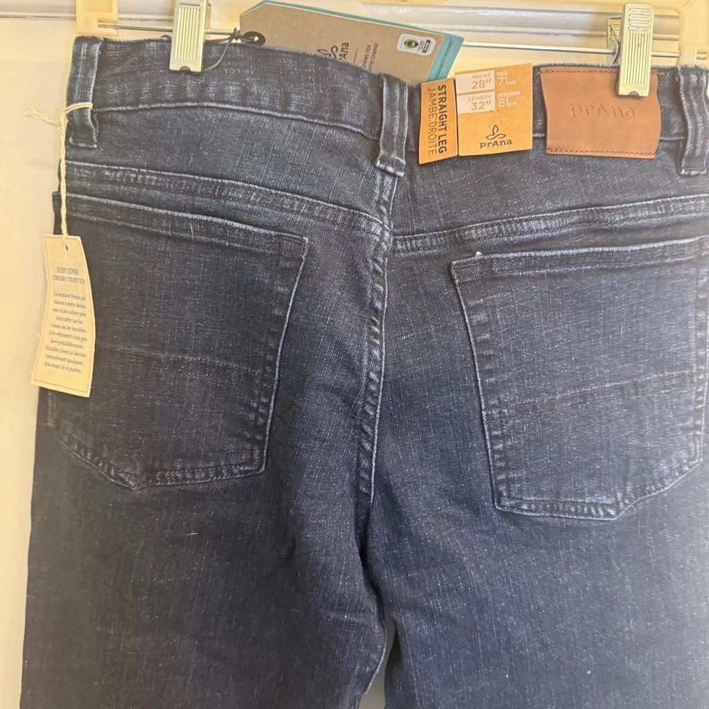 Prana Men's Prana Jeans, 28x32, Dark Wash Blue Size US 28 / EU 44 - 3 Thumbnail