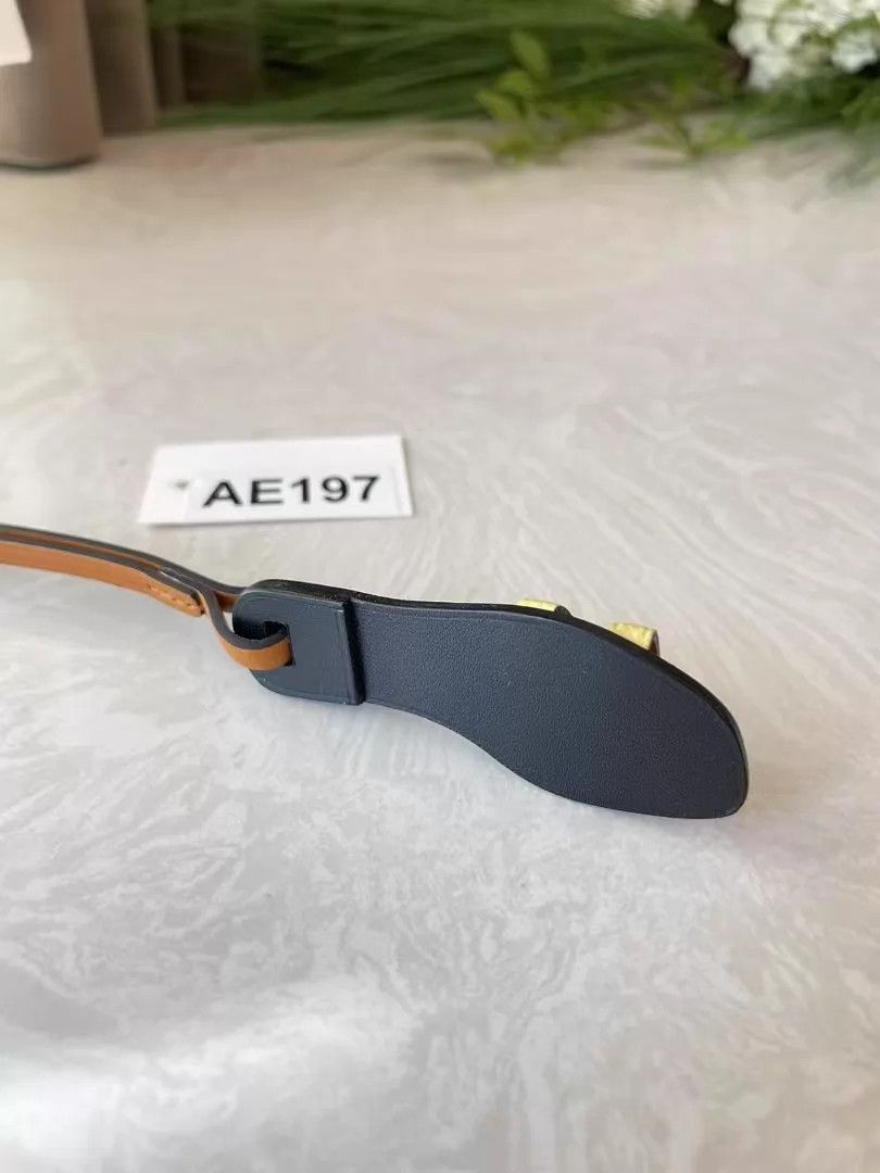 Hermes Hermès Yellow Small Slipper Charm Super New AE197 Size ONE SIZE - 5 Thumbnail