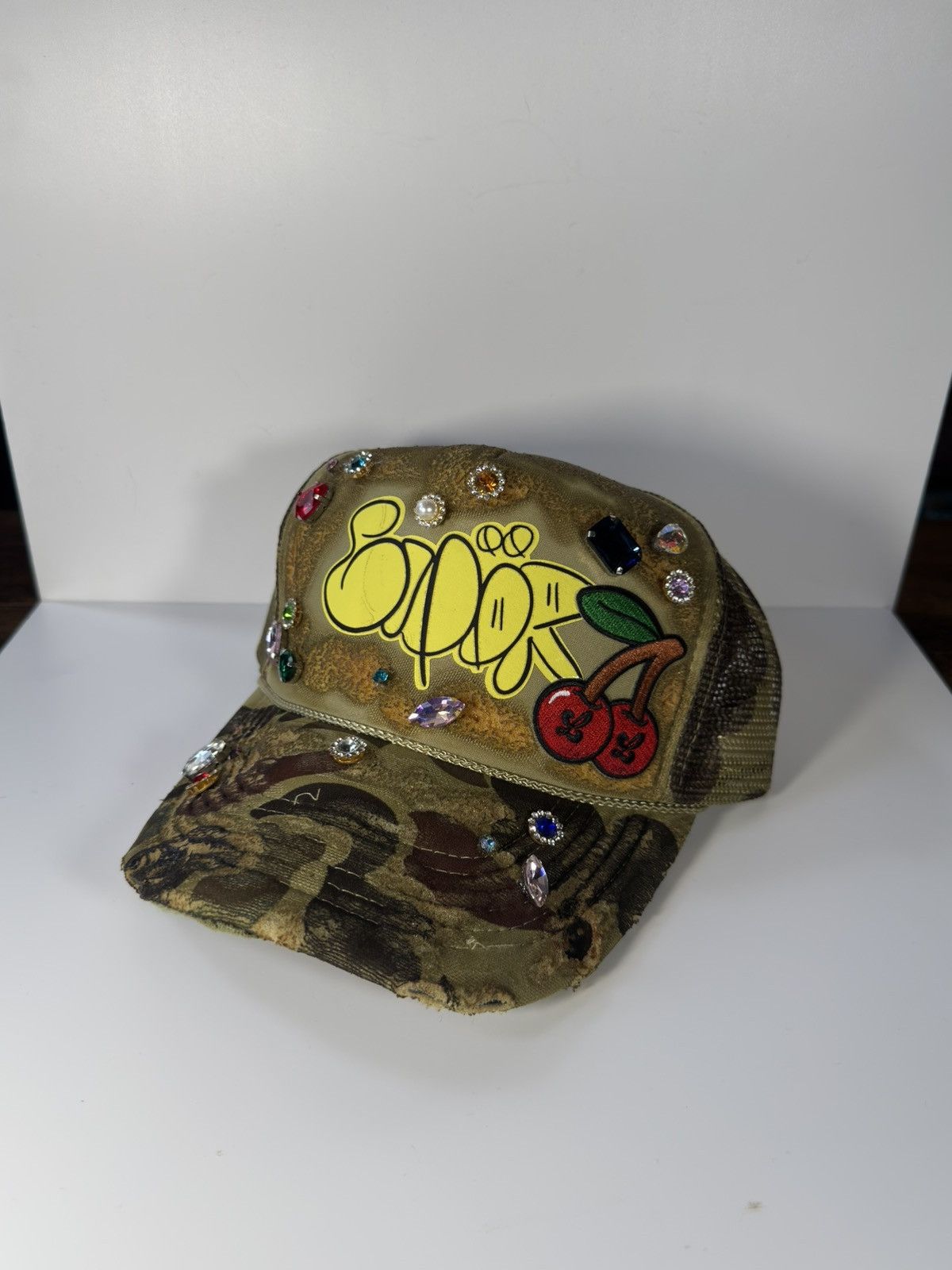 Other Liqör Atelier Green Camo Crystal Trucker Size ONE SIZE - 1 Preview