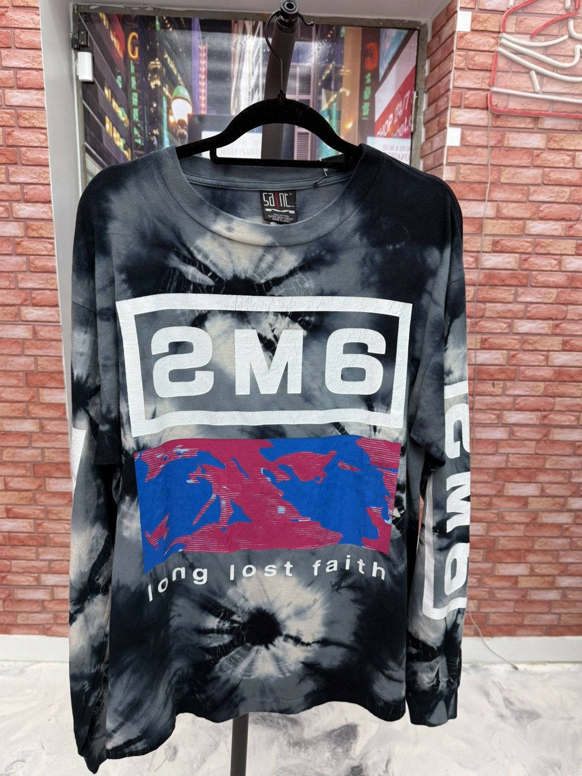 美品 SAINT MICHAEL SS TEE SM6 BLACK SAINT MICHAEL＞SS TEE/SM6/BLACK XL