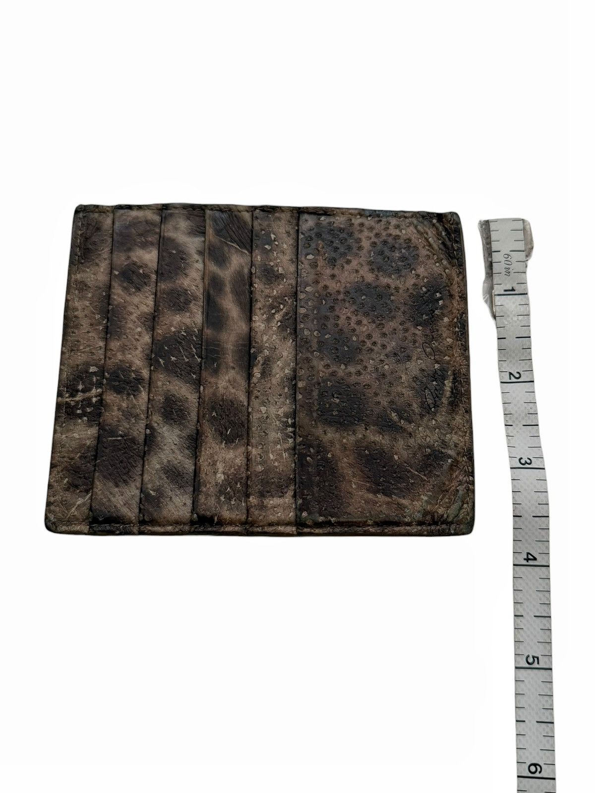 Rick Owens RARE 1/1 Wolffish Leather Card Holder Size ONE SIZE - 5 Thumbnail