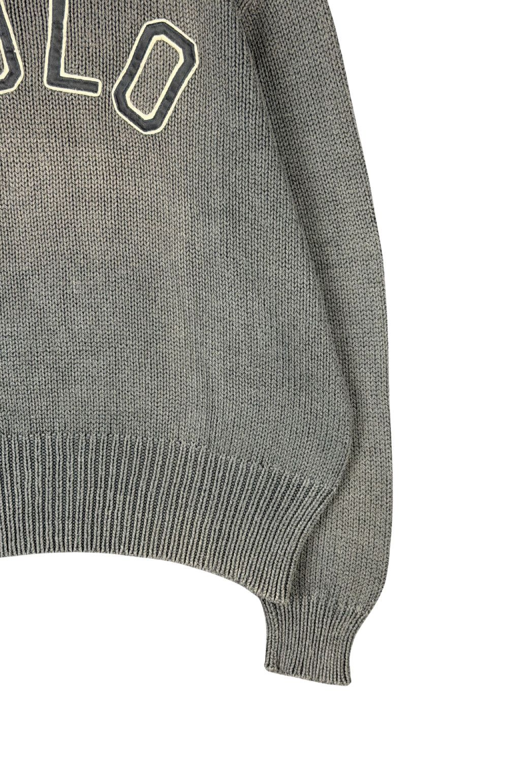 Polo Ralph Lauren Late 90s Polo Sport Ralph Lauren Appliqué Logo Knit Sweater Size US XL / EU 56 / 4 - 5 Thumbnail