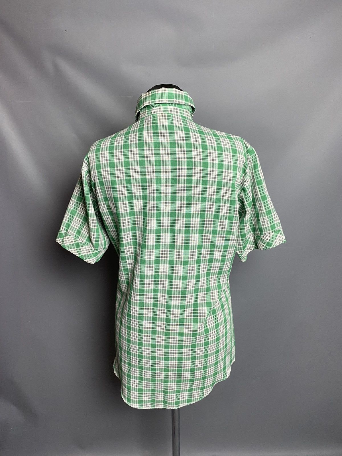 Wrangler VTG 70s Wrangler Snap Western Plaid Short Sleeve Shirt sz 20 Size S / US 4 / IT 40 - 2 Thumbnail