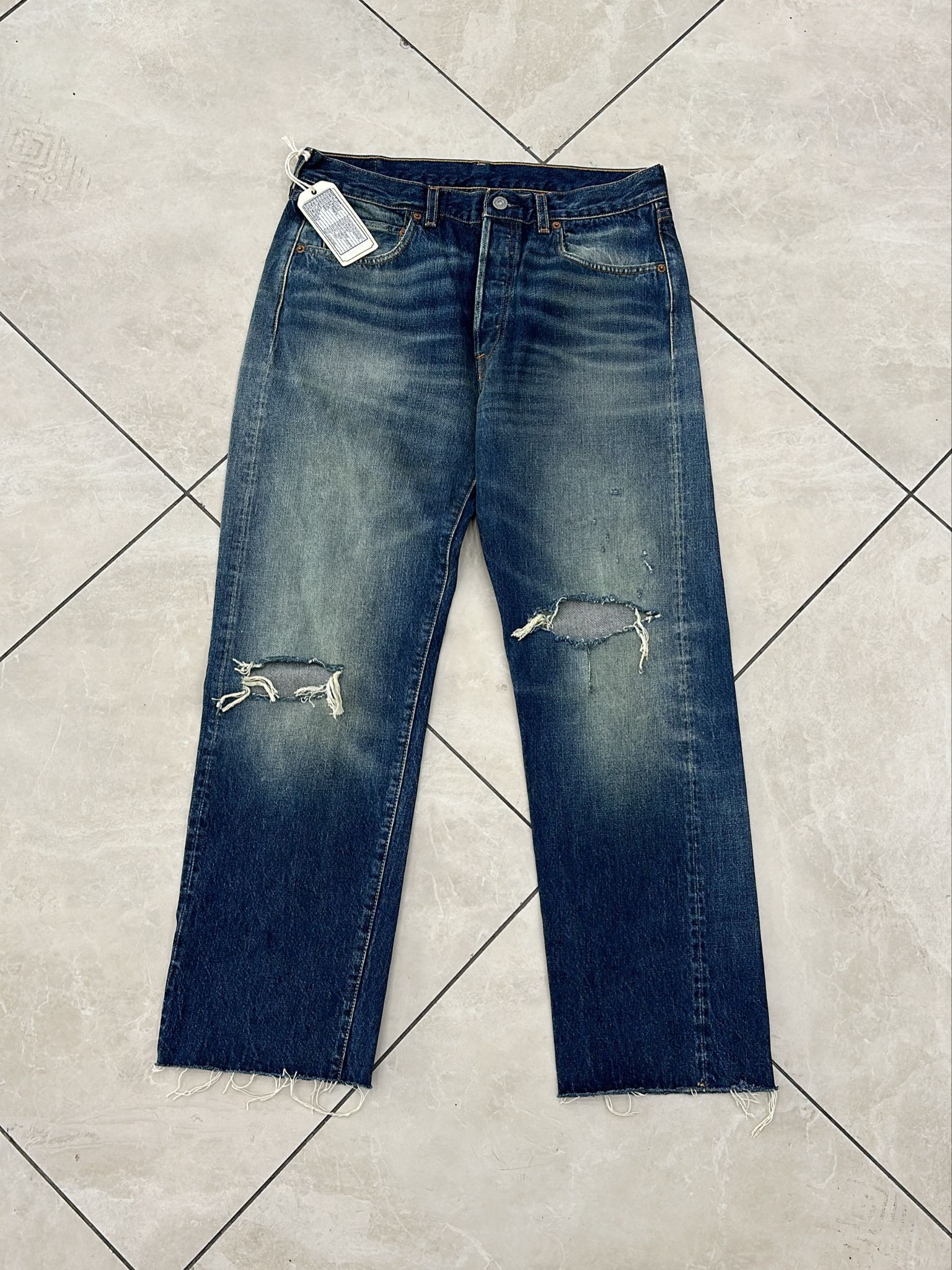 Levi's Vintage Clothing LVC SAMPLE Levi's Vintage Clothing 1966 501XX Selvedge Jean Size US 32 / EU 48 - 2 Thumbnail