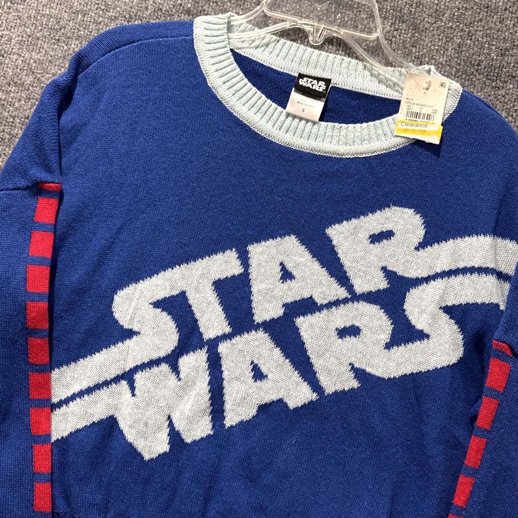 Star Wars VINTAGE Star Wars Sweater Women's Blue Crewneck Pullover Knit Size S Size S / US 4 / IT 40 - 2 Thumbnail