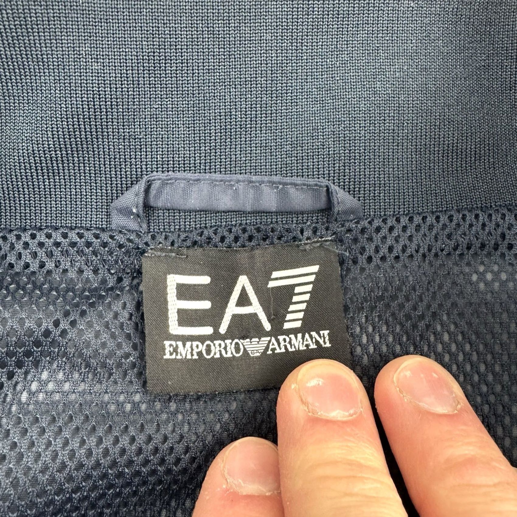 Emporio Armani Emporio Armani Ea7 Windbreaker Jacket Men 2XL Blue Zip Collared Full Zip Lightweight Casual TravelBlocked Size US XXL / EU 58 / 5 - 2 Thumbnail