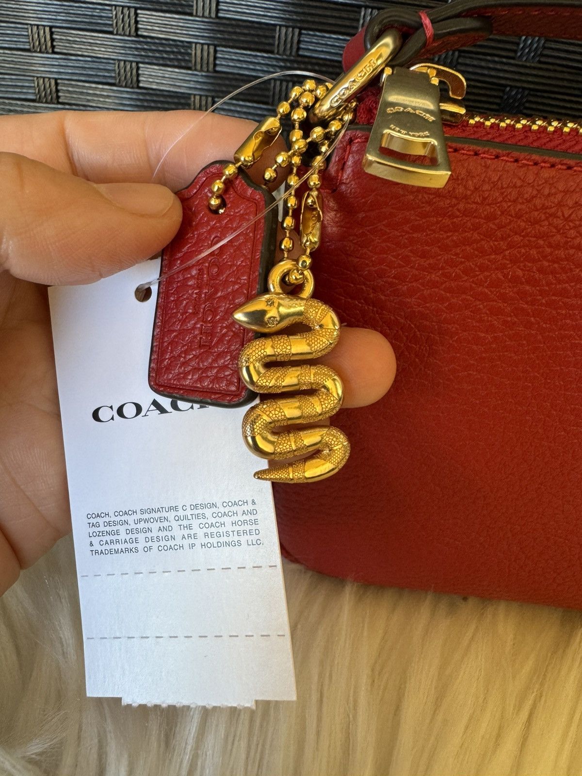 Coach COACH CZ930 New Year Nolita 19 With Snake Charm Refined Size ONE SIZE - 4 Thumbnail