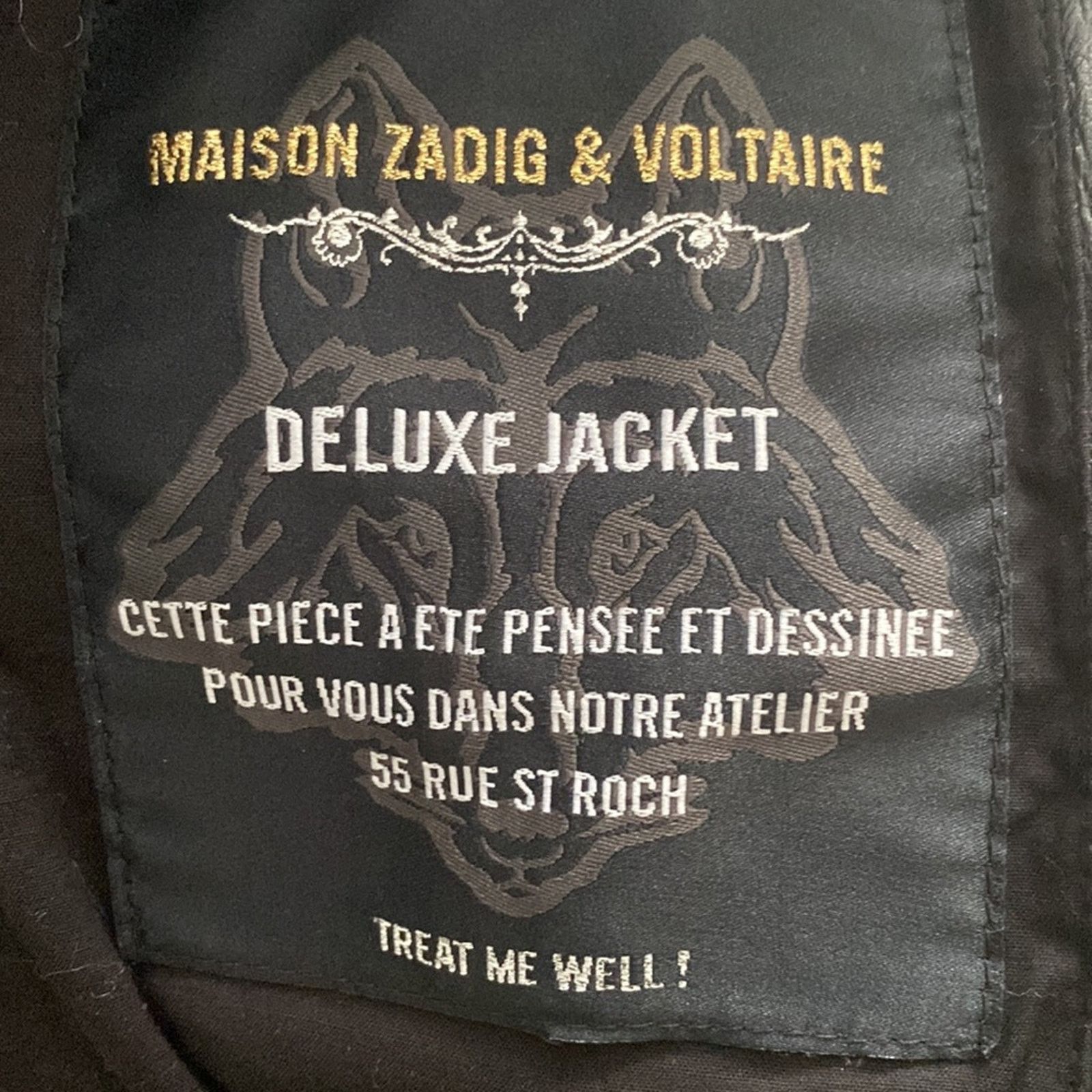 Zadig & Voltaire Maison Zadig & Voltaire Deluxe Black Leather Jacket Small Size US S / EU 44-46 / 1 - 7 Thumbnail