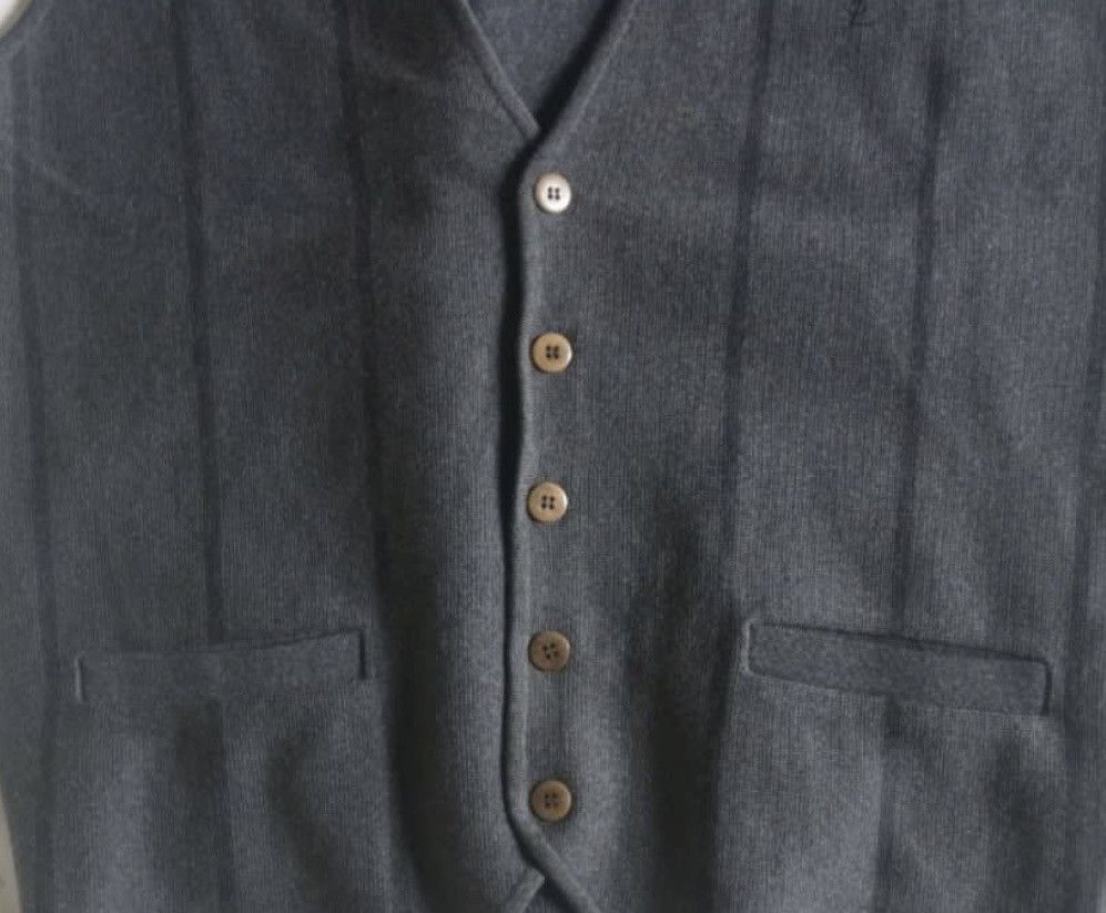 Vintage × Yves Saint Laurent Grey Vest Yves Saint Laurent Size US M / EU 48-50 / 2 - 6 Thumbnail