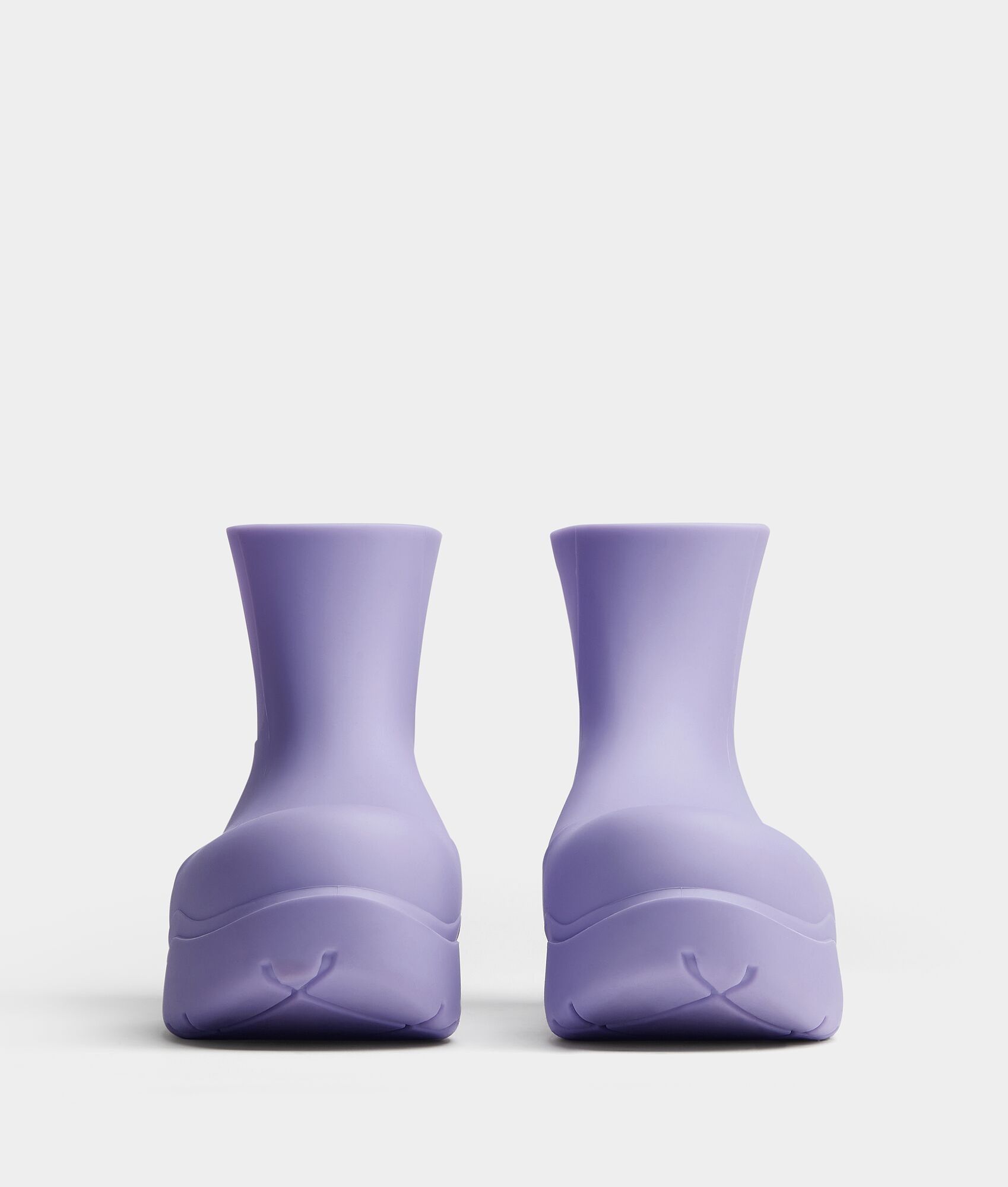 Bottega Veneta o1n1vont1224 Puddle Ankle Boots in Light Purple Size US 4 / IT 34 - 2 Thumbnail