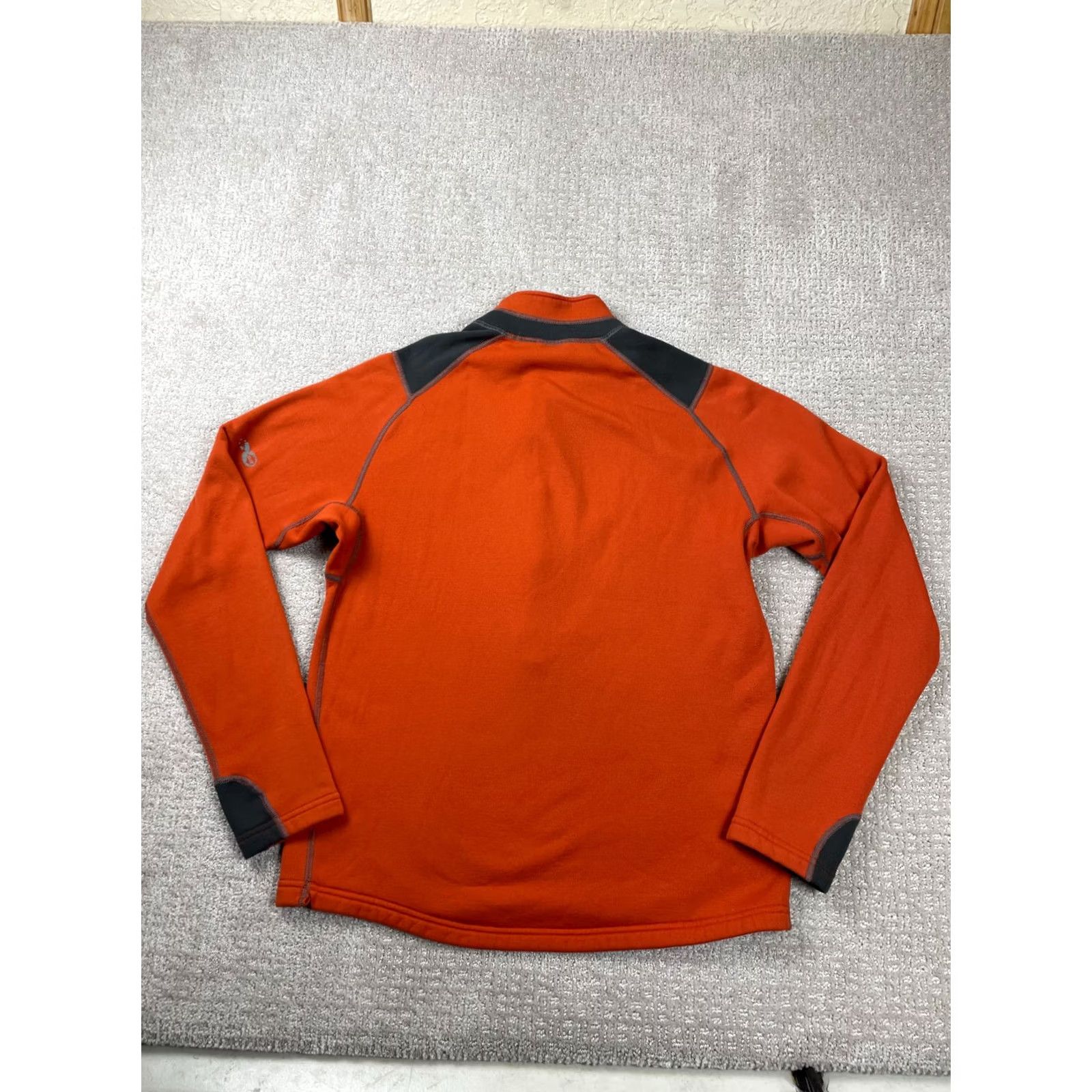 Vintage REI Sweater Pullover 1/2 Zip Orange Fleece Mens Large Mock Neck Size US L / EU 52-54 / 3 - 5 Thumbnail