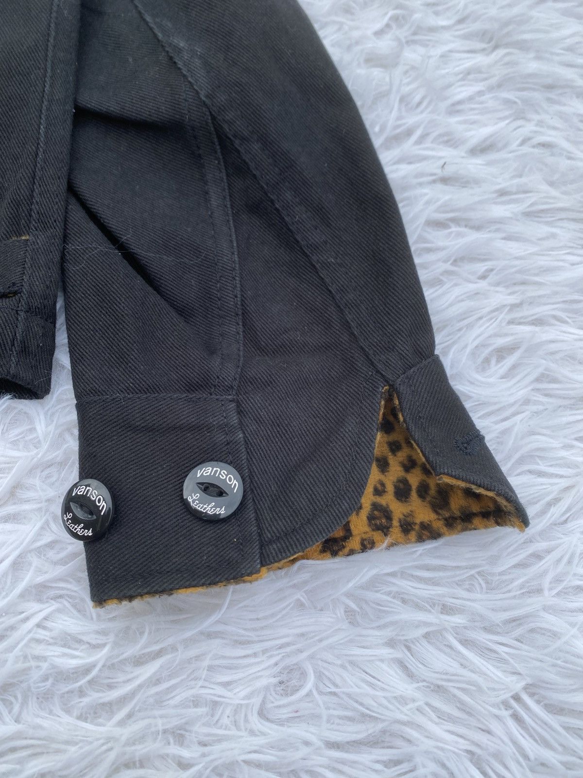Japanese Brand Rare Vintage 90s Vanson Leather Cotton Jacket Size US M / EU 48-50 / 2 - 8 Thumbnail