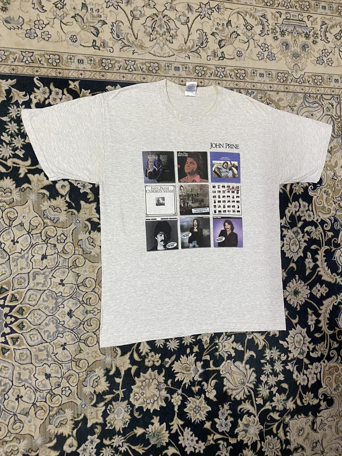 Band Tees Vintage John Prine Records Shirt Size US L / EU 52-54 / 3 - 3 Thumbnail