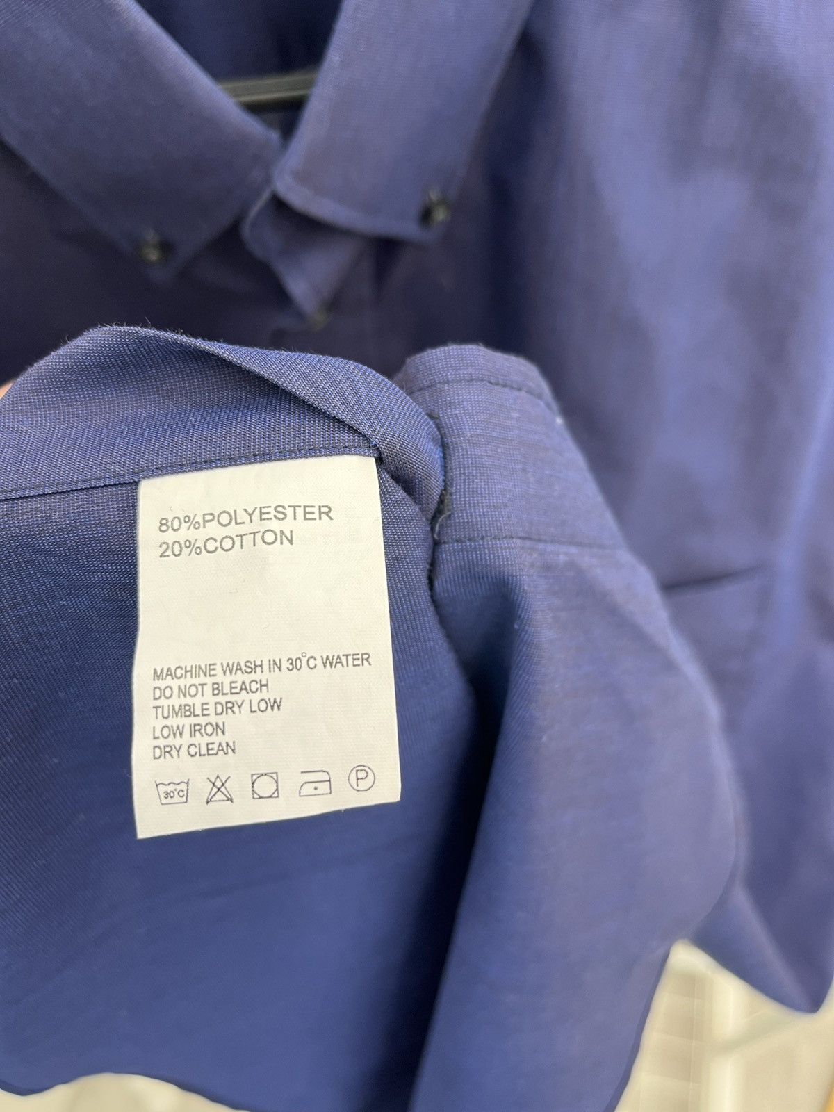 Balenciaga Vintage Balenciaga Button Up Logo Embroidered Cotton Shirt Size US L / EU 52-54 / 3 - 5 Thumbnail