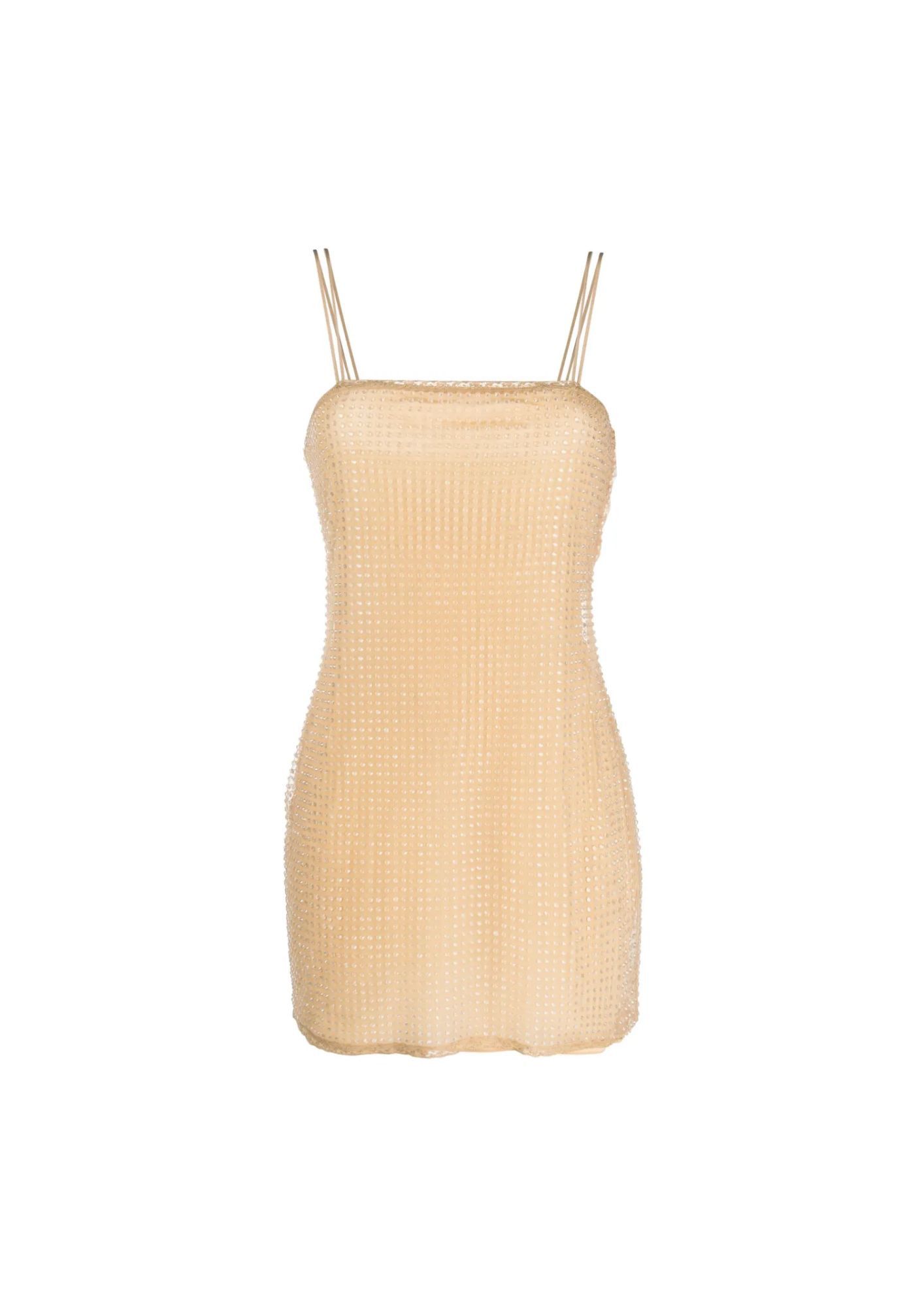 Alexander Wang Alexander Wang embellished mesh minidress Size S / US 4 / IT 40 - 1 Thumbnail