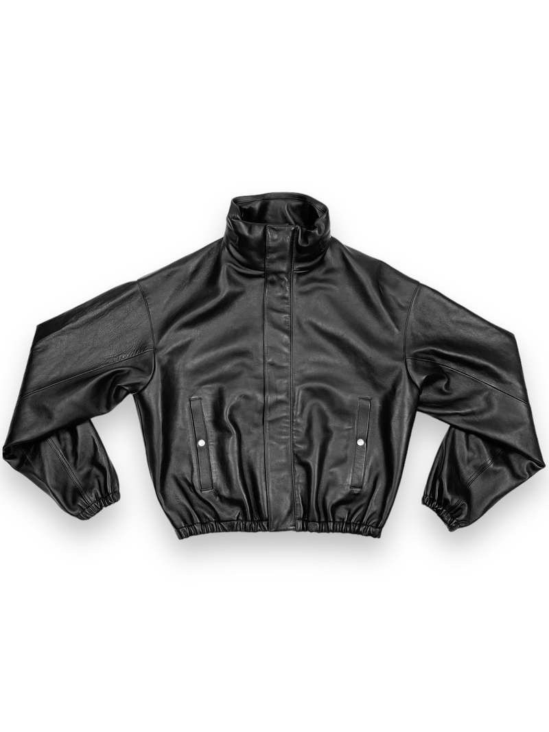 John Elliott John Elliott Leather Jumper Jacket – Black (Size Medium) Size US M / EU 48-50 / 2 - 5 Thumbnail