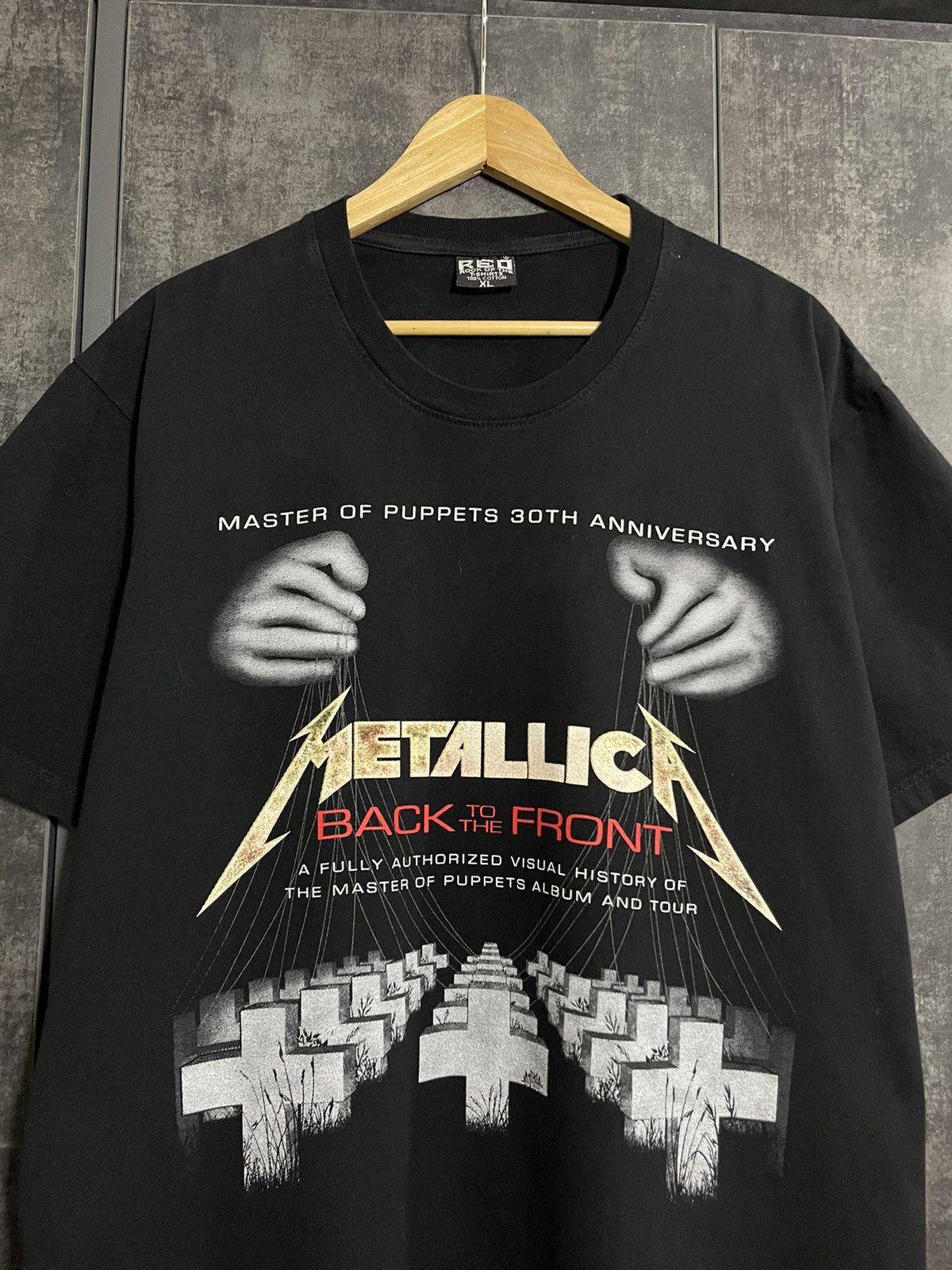Vintage Vintage Metallica Master Of Puppets T-shirt COF Sabbath Size US XL / EU 56 / 4 - 2 Thumbnail